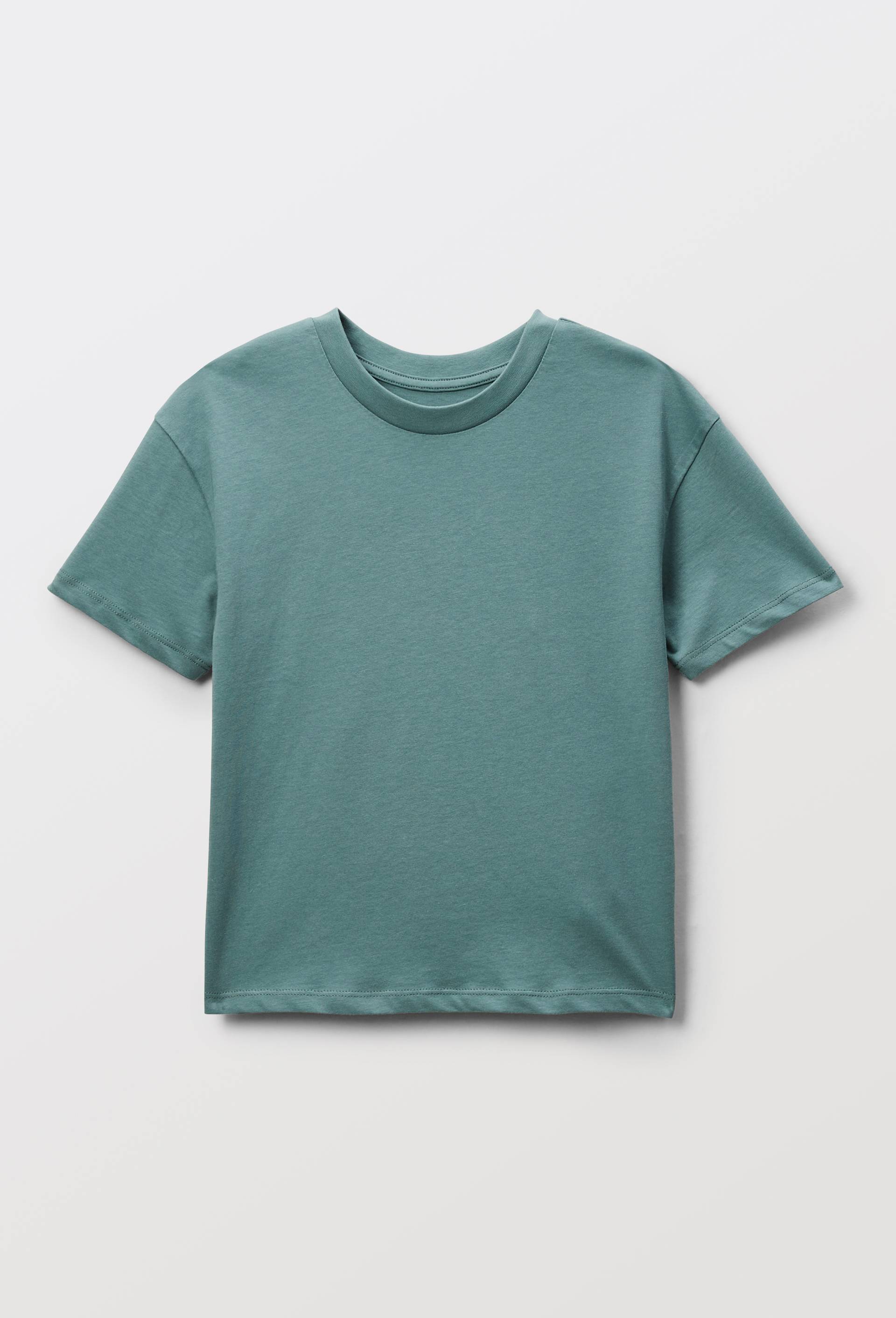 T-shirt uni en coton BIO GOTS, Vert, swatch image