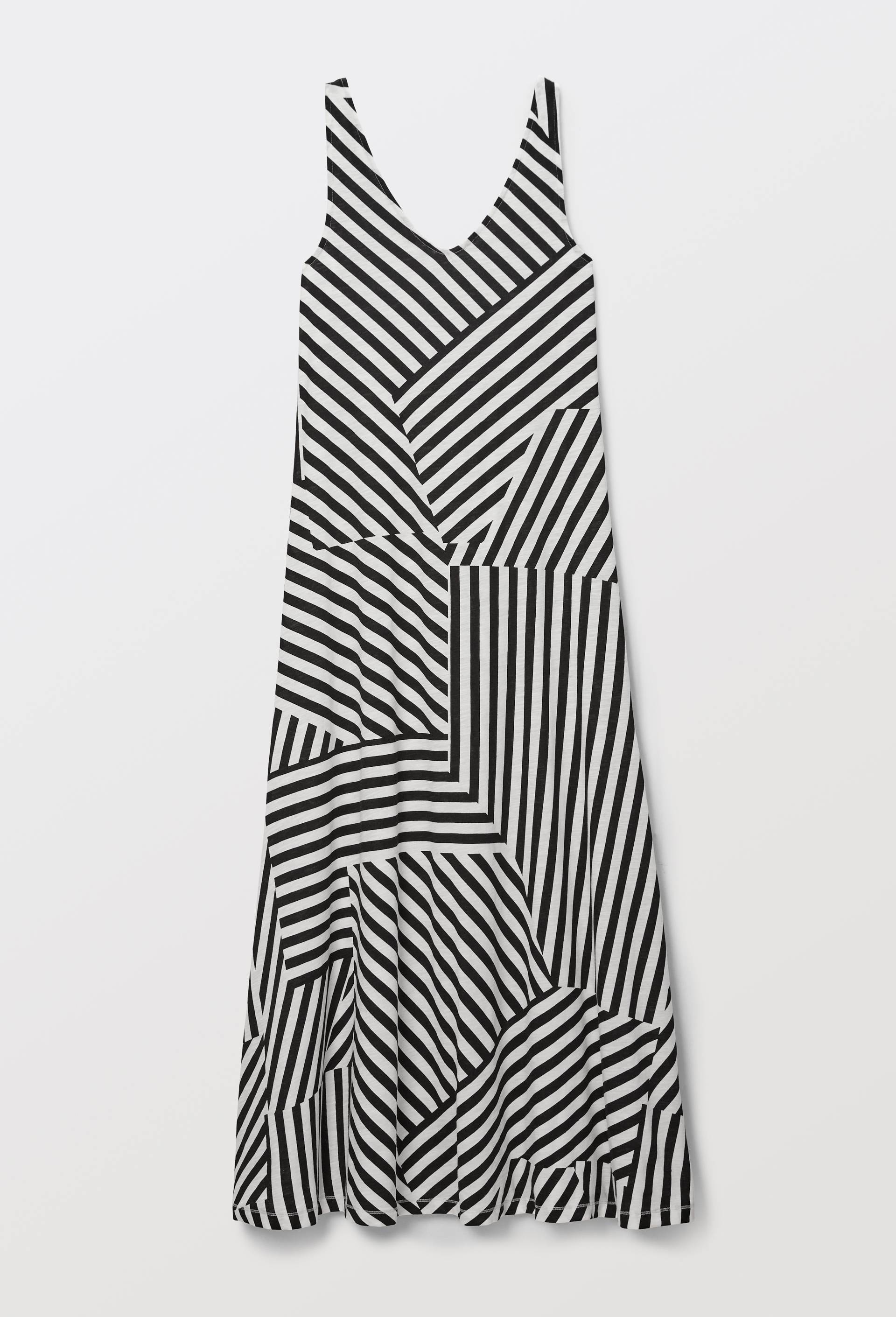 Robe longue imprim&eacute;e en coton BIO GOTS, Ecru, large image number 2