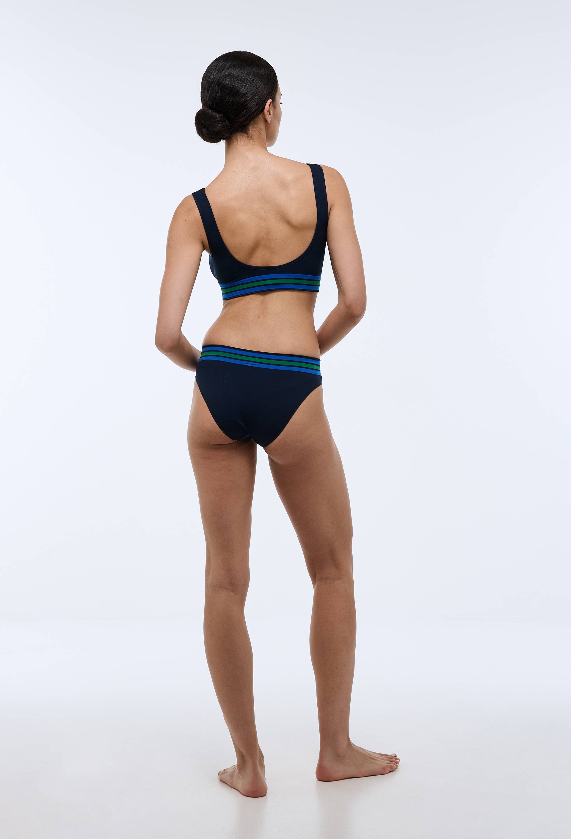 Culotte SERENA sans coutures, Bleu fonc&eacute;, large image number 1