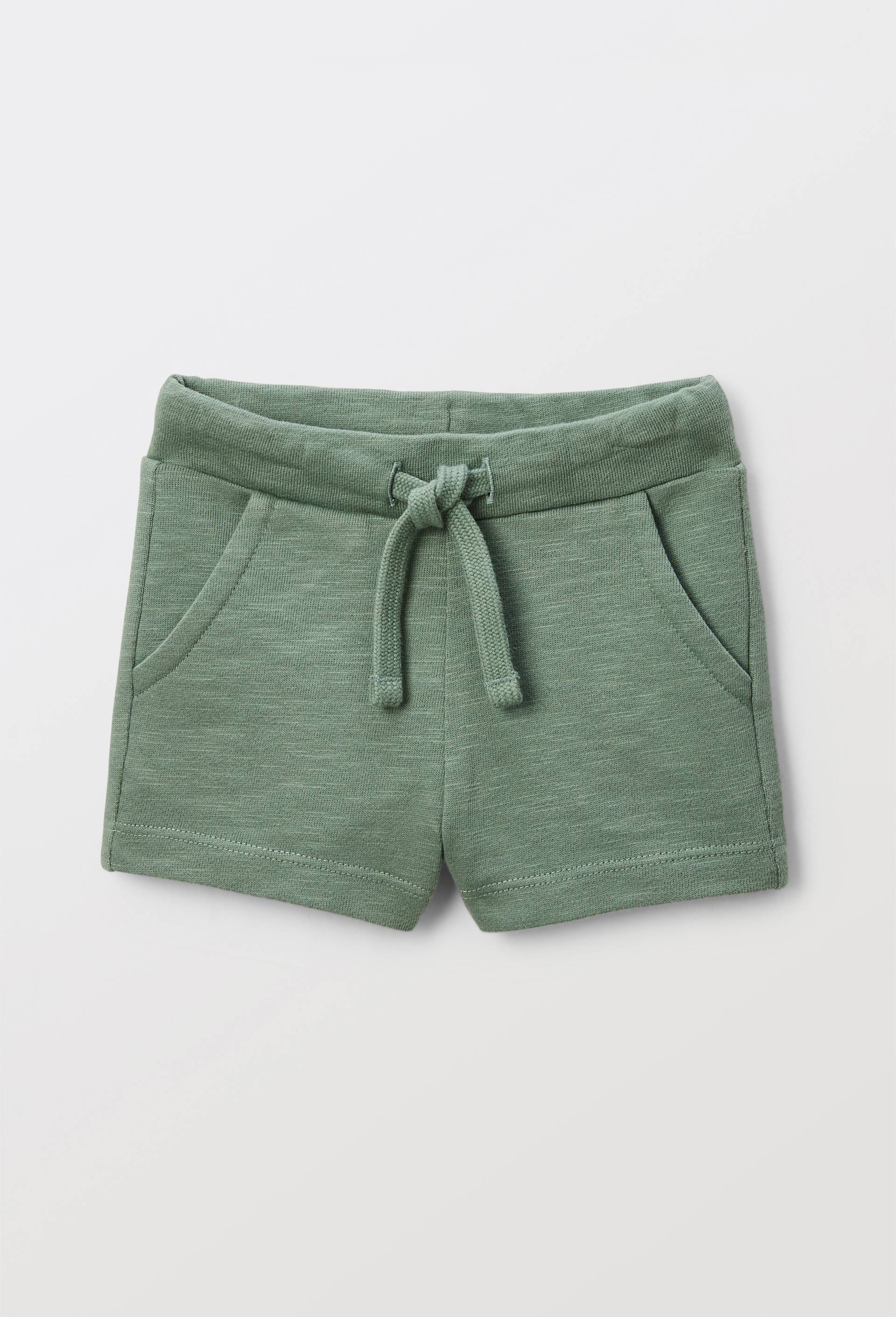 Short uni en coton BIO GOTS, Vert, swatch image
