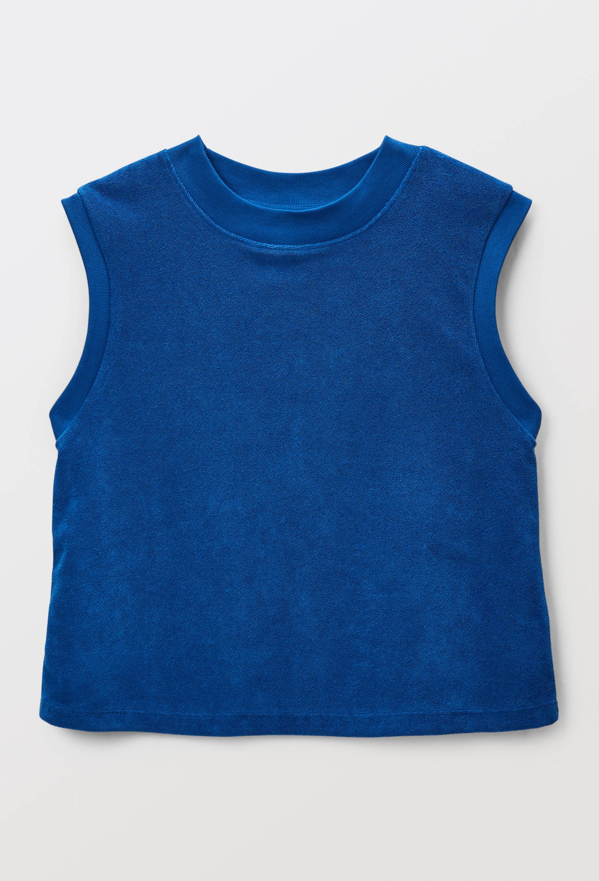 T-shirt sans manches en éponge, BLEU, large image number 3.0