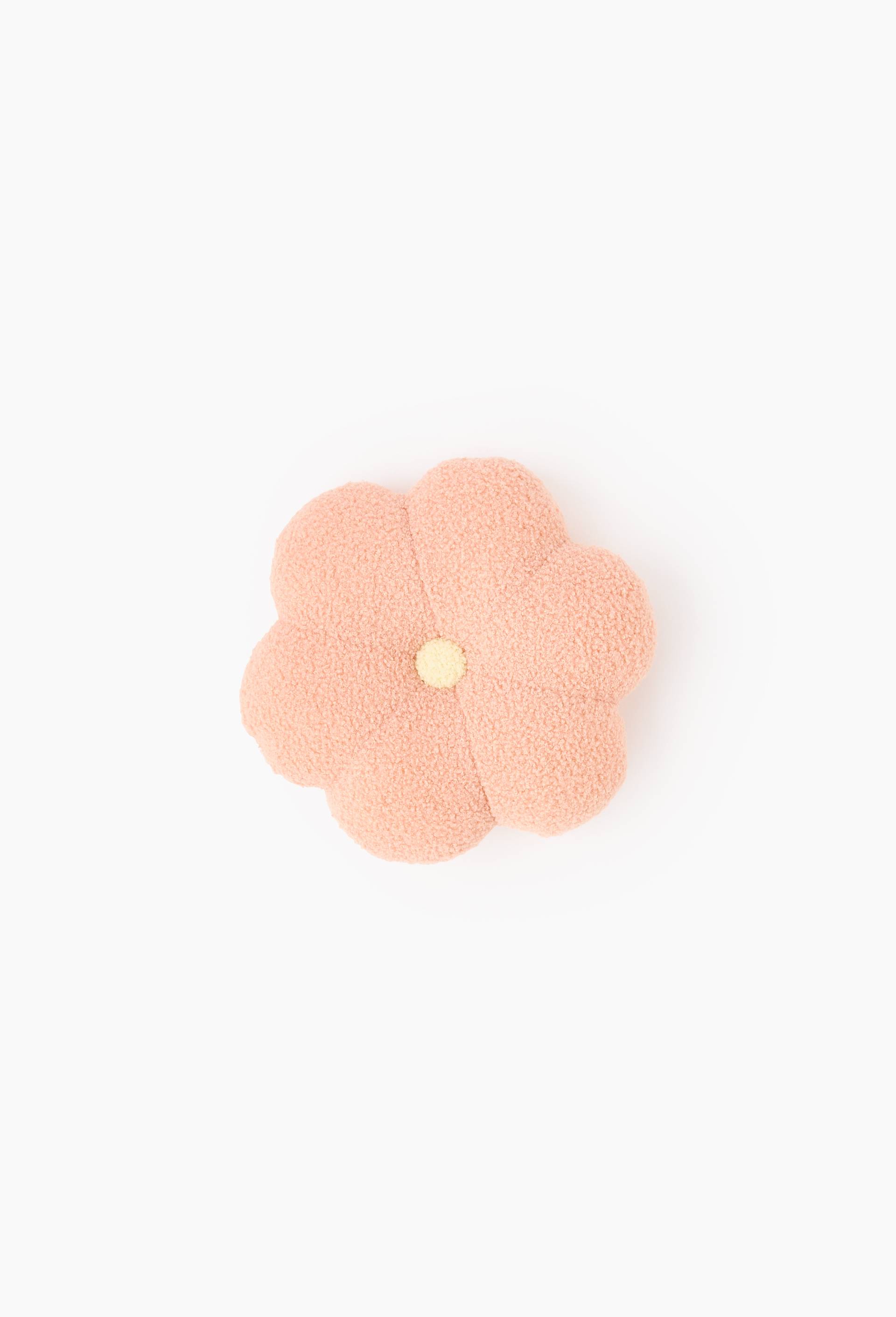 Coussin forme fleur en bouclette, D30cm
