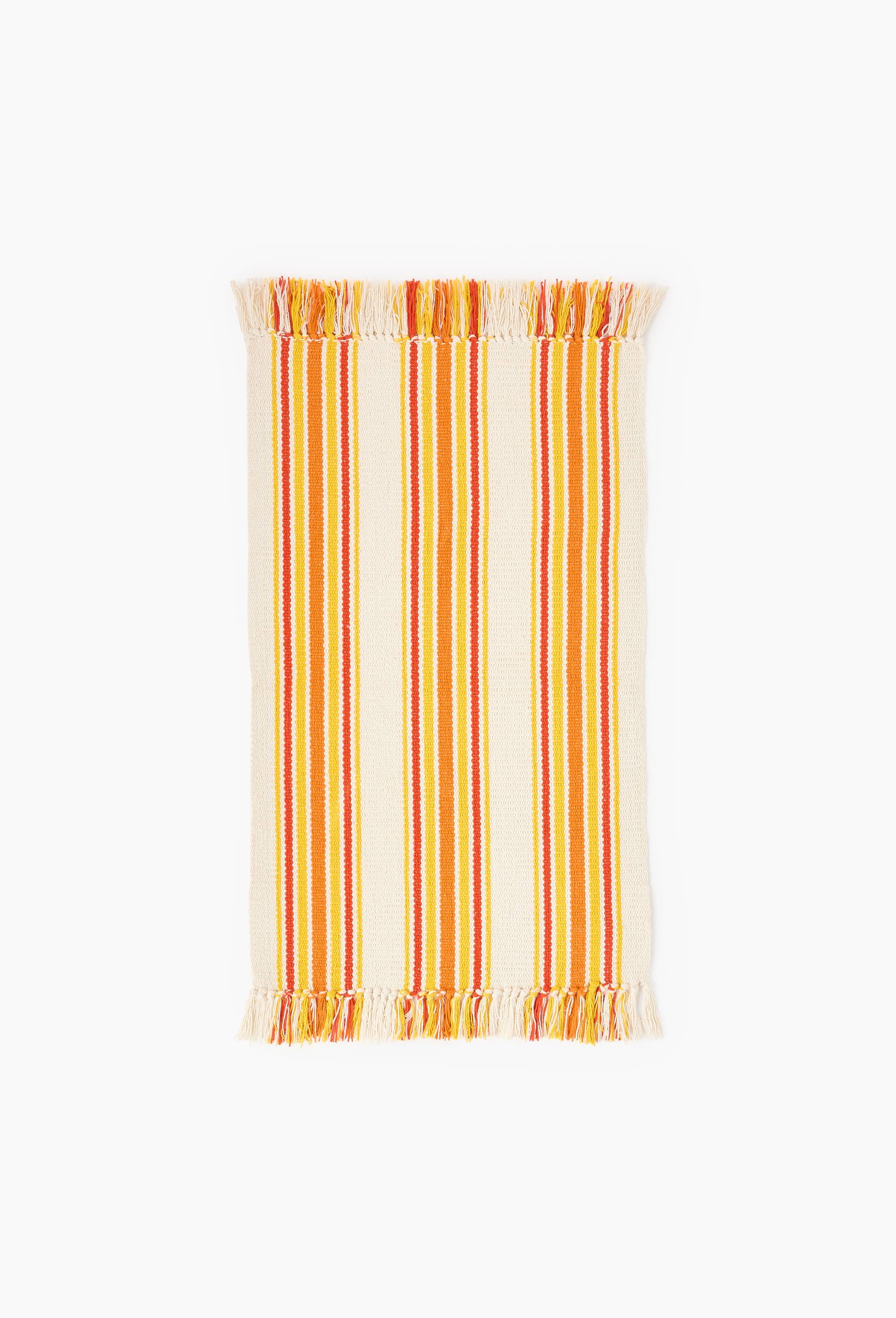 Tapis, 50x80cm, 100% coton, Orange, large image number 0.0