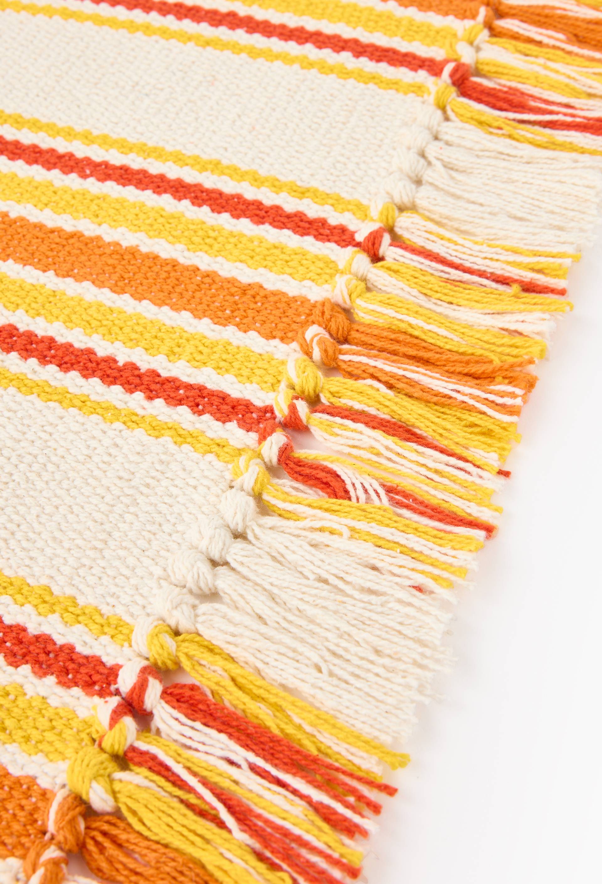 Tapis, 50x80cm, 100% coton, Orange, large image number 1.0