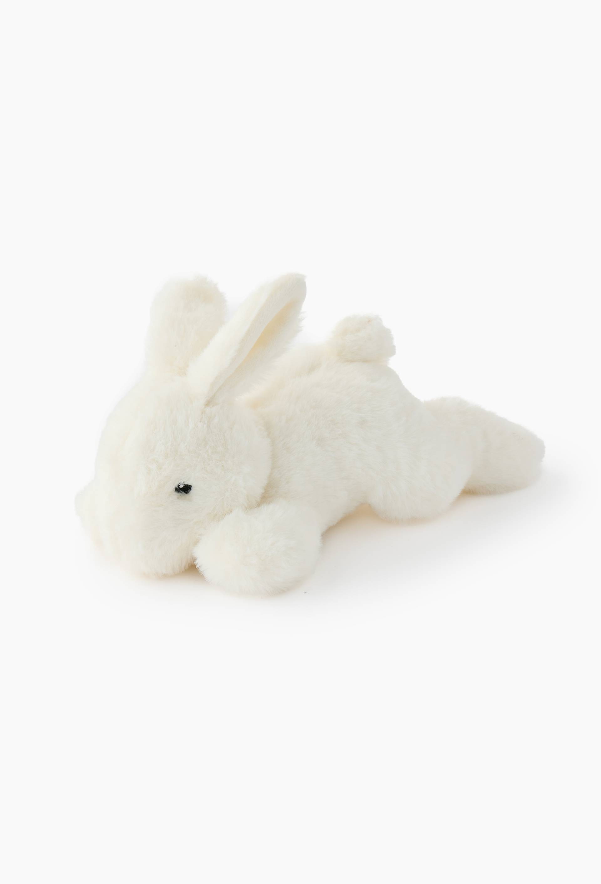 Peluche lapin couché 25cm, Multicolore, large image number 0