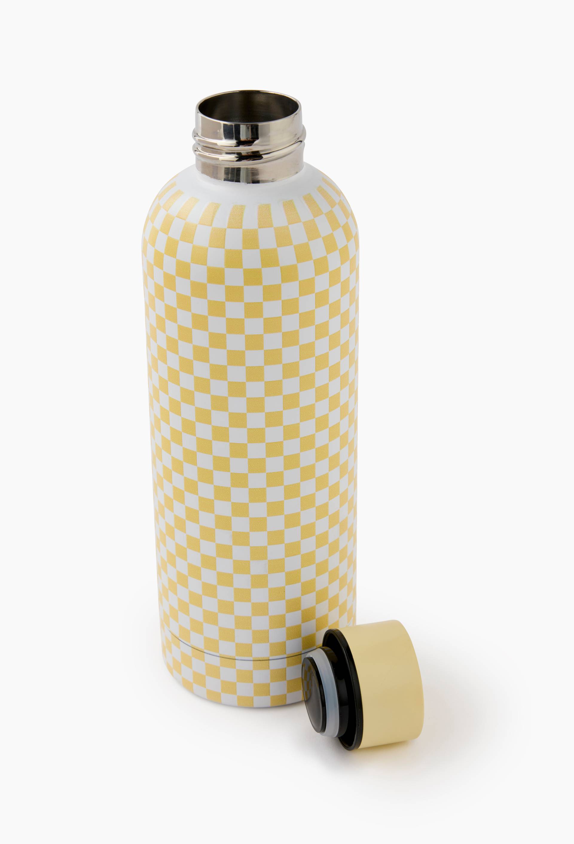 Bouteille isotherme finition imprim&eacute;e, 500ml, Jaune clair, large image number 1