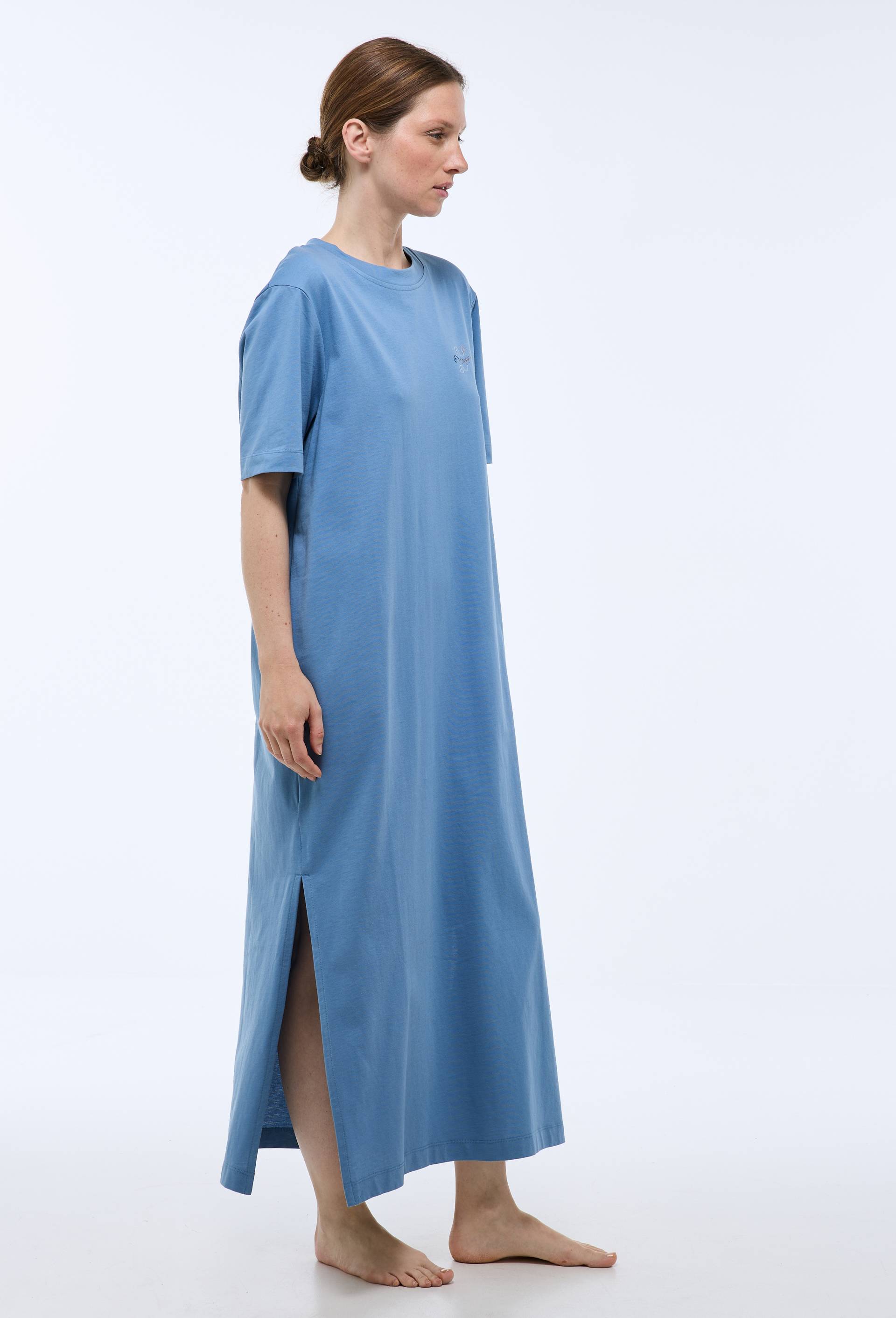 Chemise de nuit jersey en coton BIO GOTS - MONOPRIX - Modalova