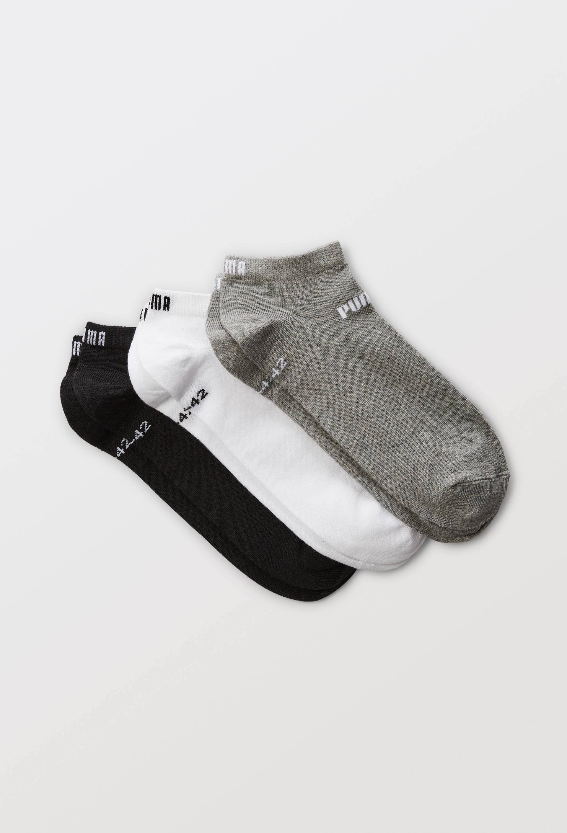 Lot de 3 mini-socquettes en coton PUMA, Gris, swatch image
