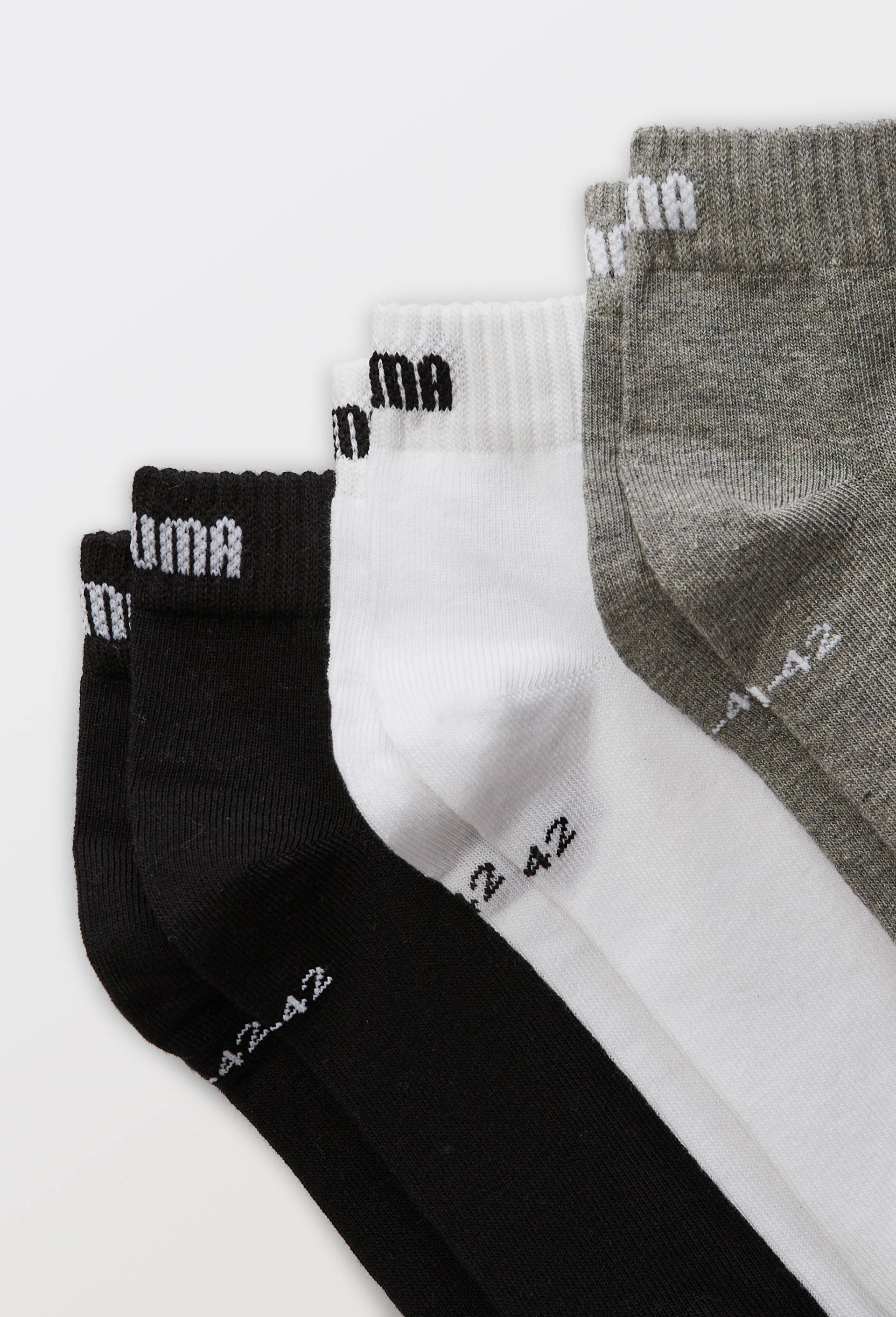 Lot de 3 socquettes en coton PUMA, Gris, large image number 1