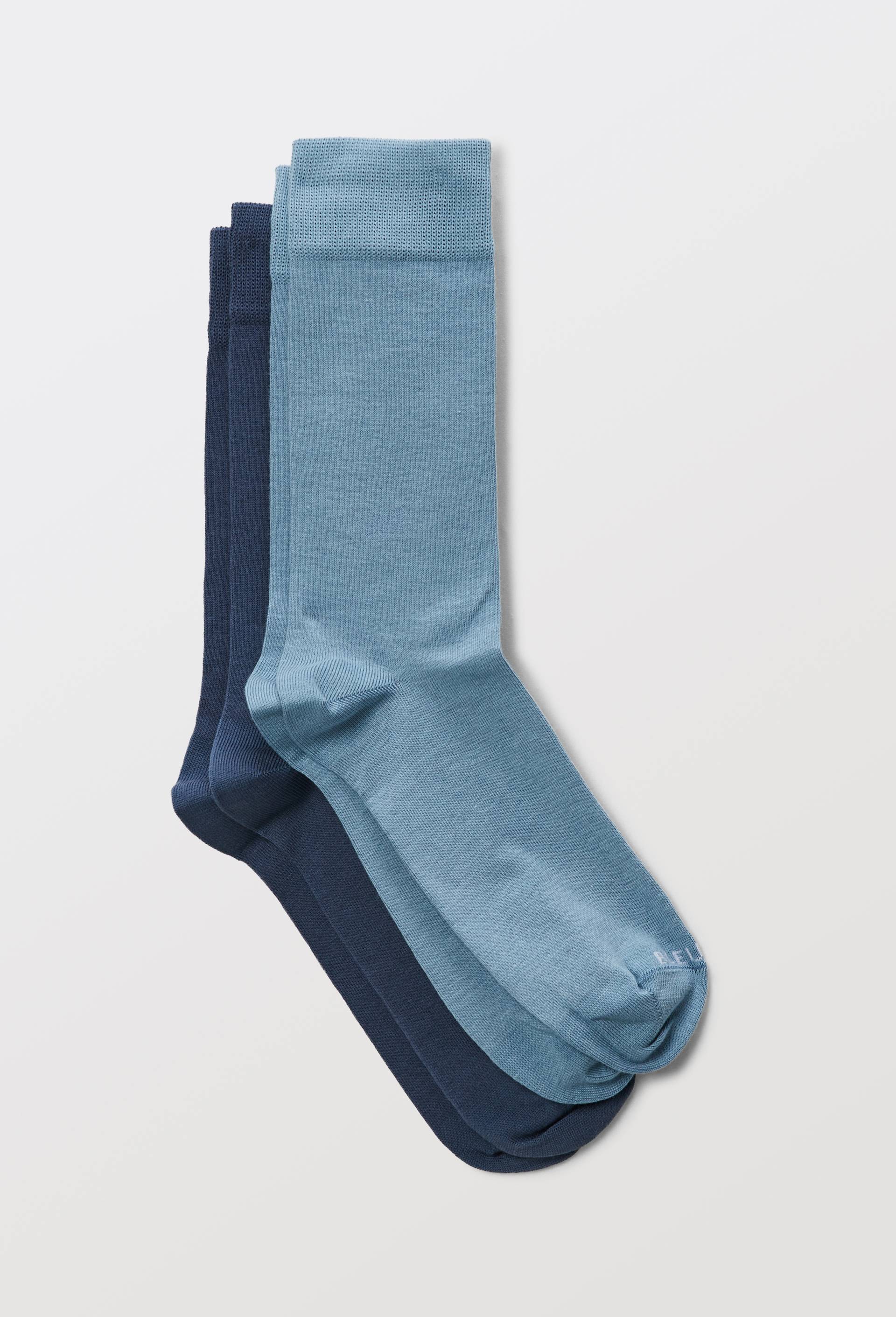 Lot de 2 paires de chaussettes en coton Bleuforêt - BLEU FORET - Modalova