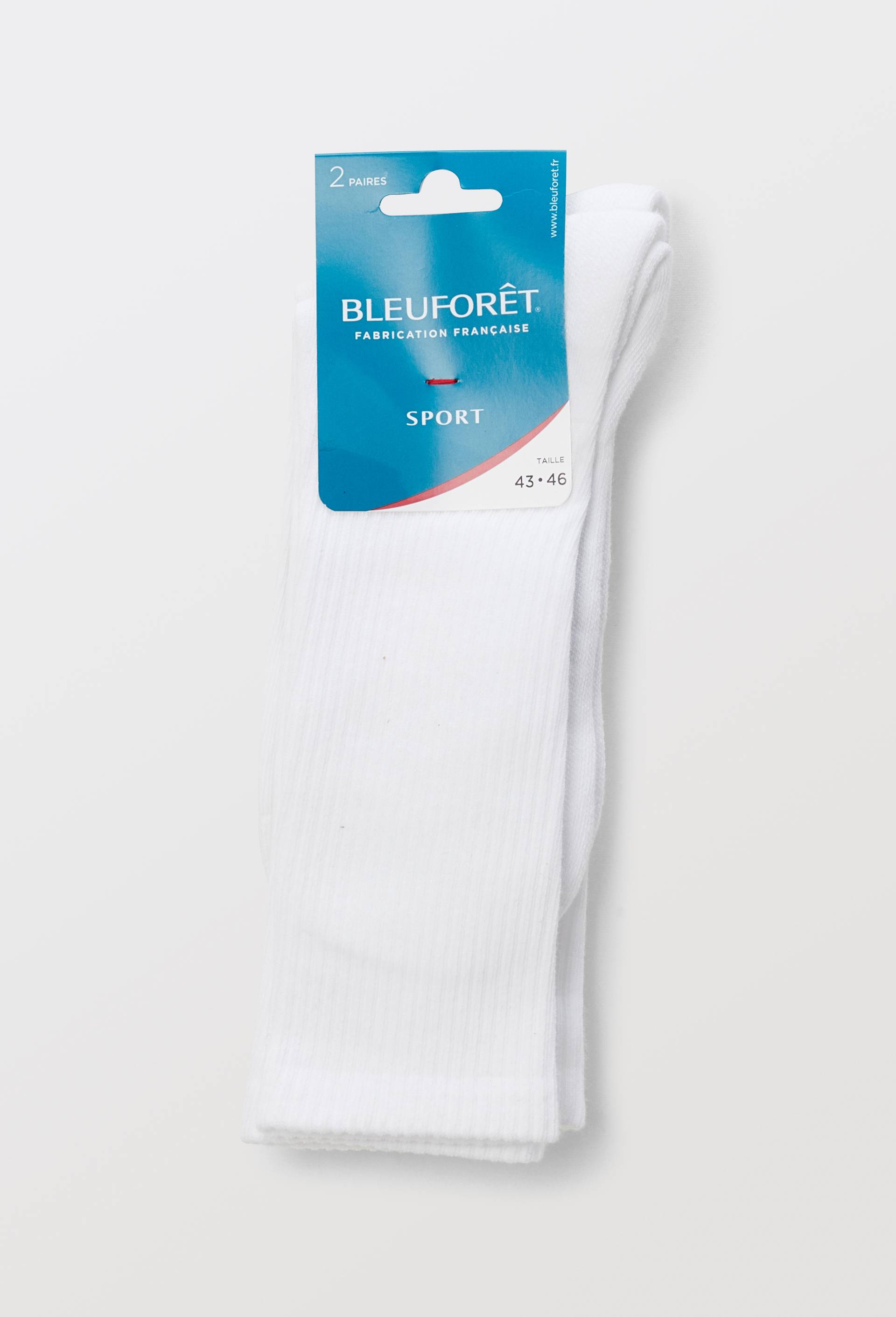 Lot de 2 chaussettes de sport Bleufor&ecirc;t, Blanc, large image number 2.0