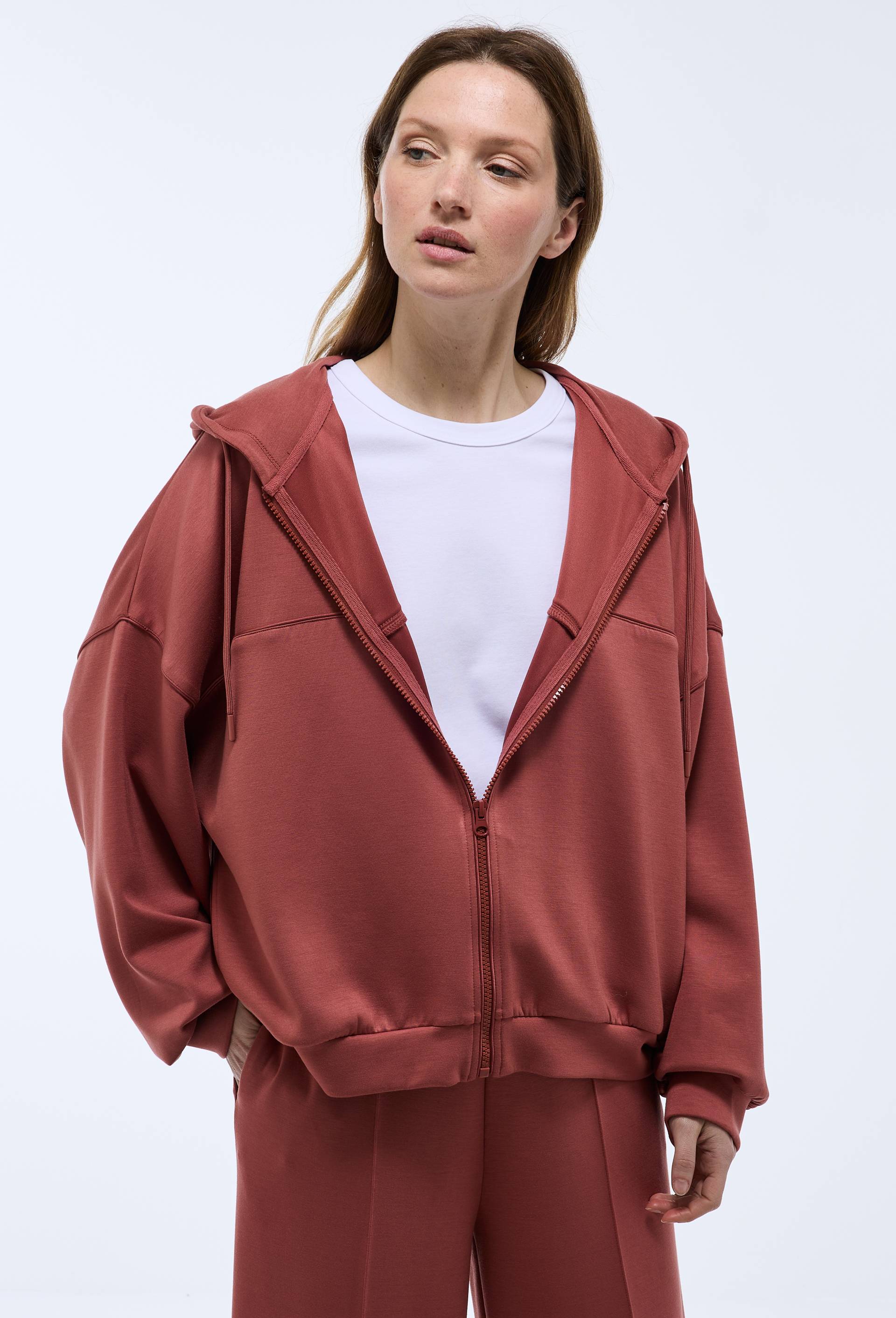 Veste de unie en molleton technique - SPORT - Modalova