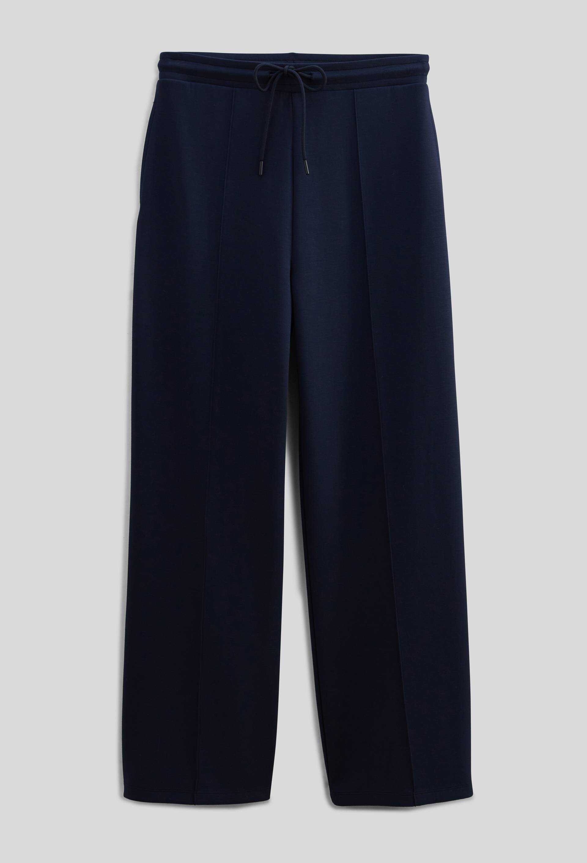Pantalon de sport uni en molleton technique, Bleu fonc&eacute;, large image number 2.0