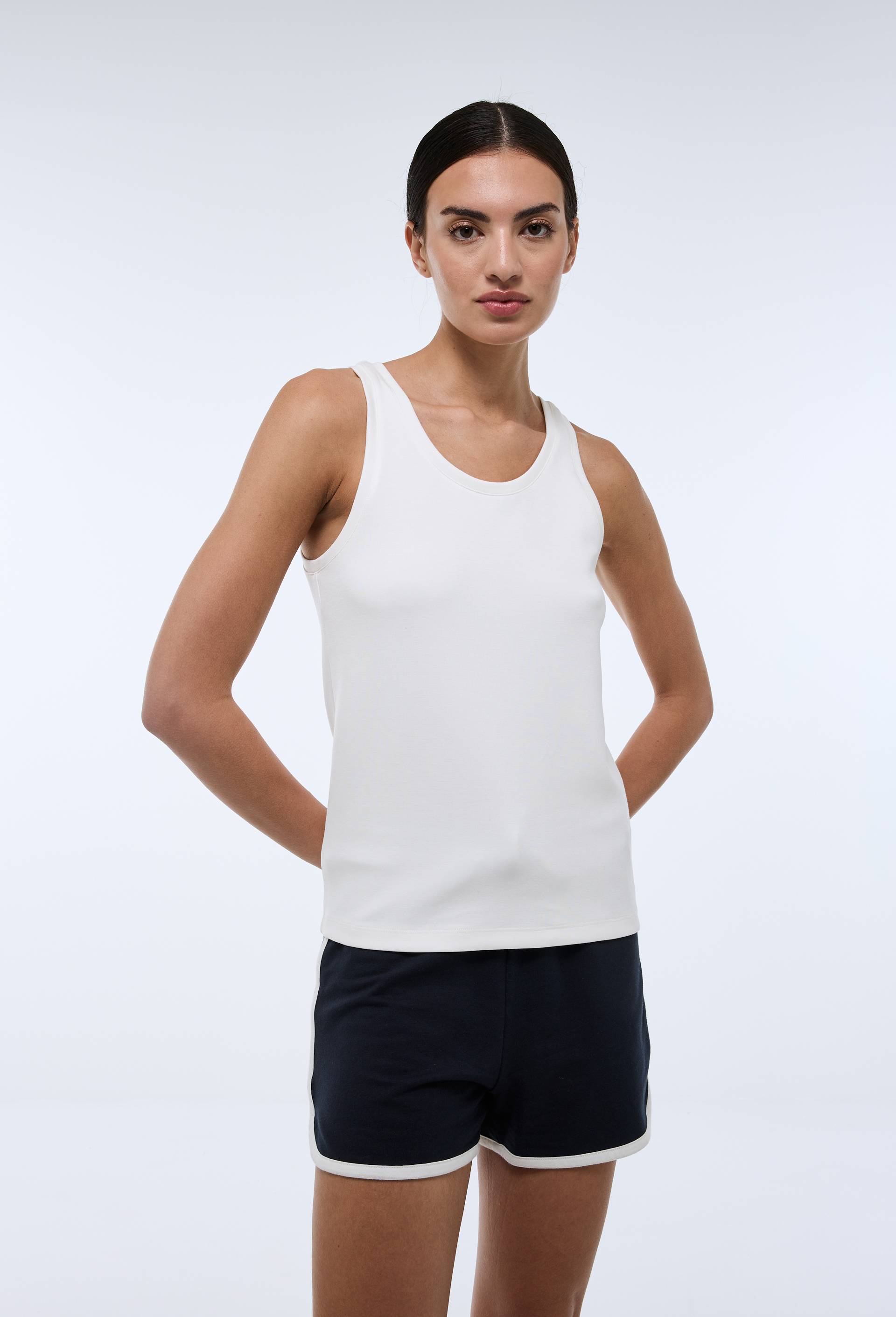 D&eacute;bardeur de sport en polyester, Ecru, large image number 0