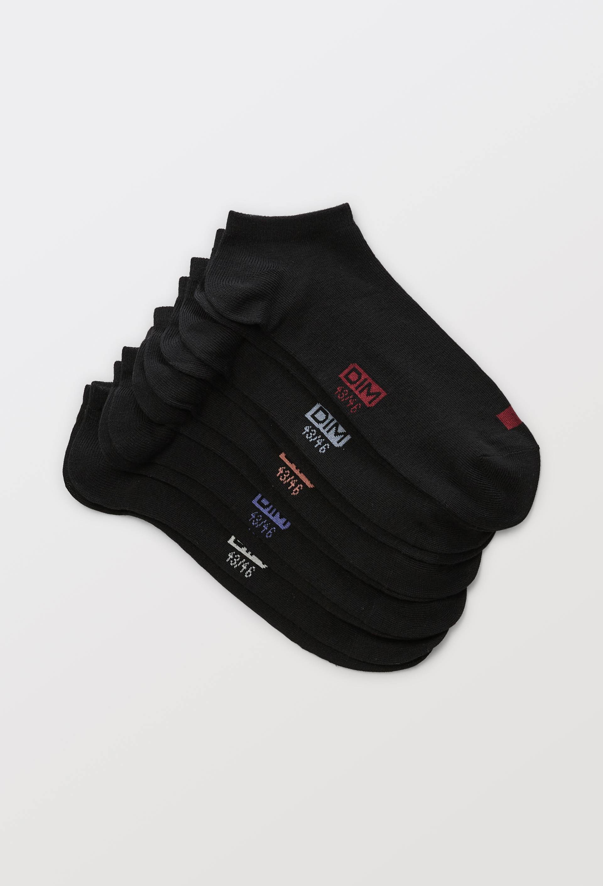 Lot de 5 mini-socquettes en polyester - DIM - Modalova