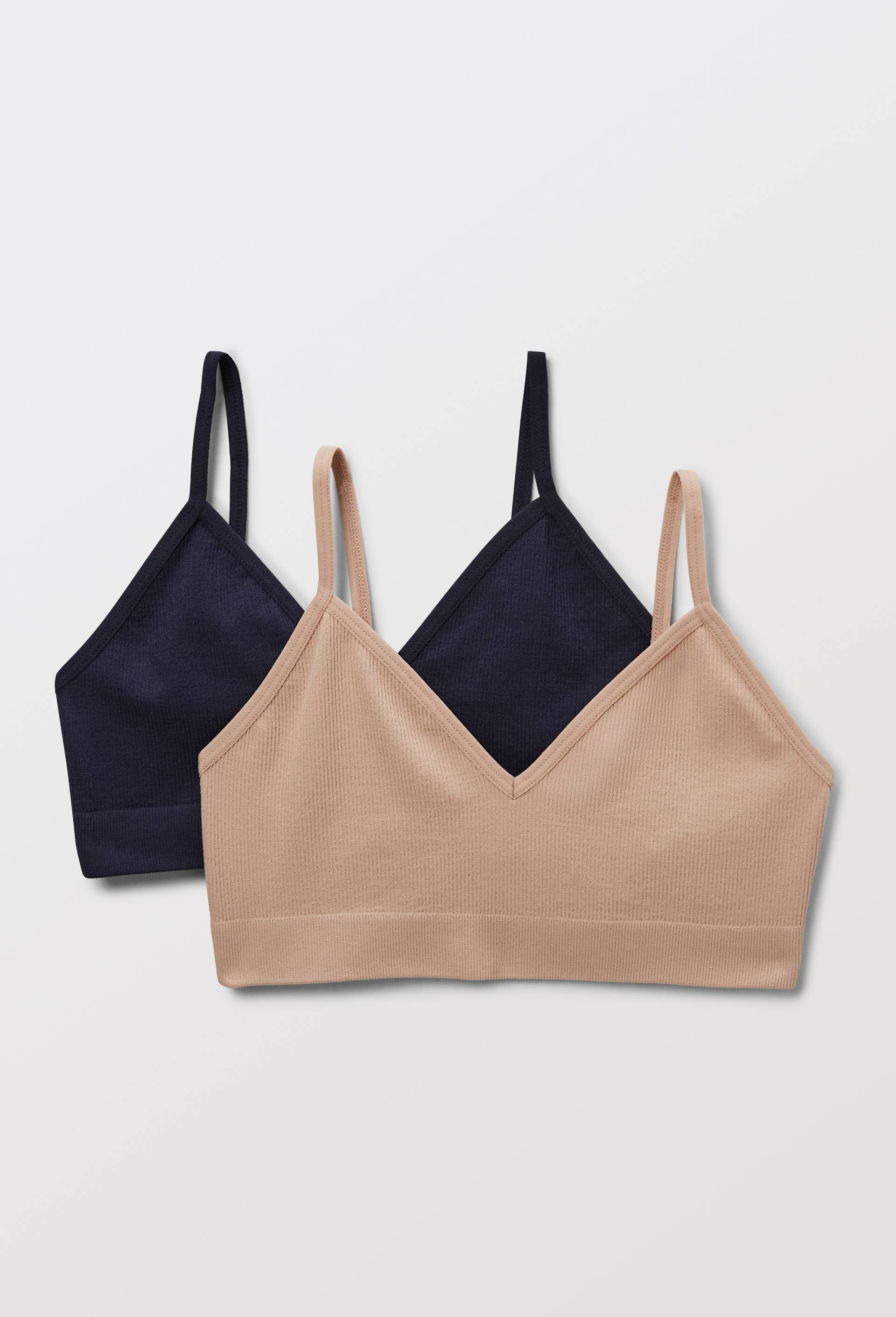 Lot de 2 brassi&egrave;res GABRIELLE sans coutures, Rose clair, large image number 0.0
