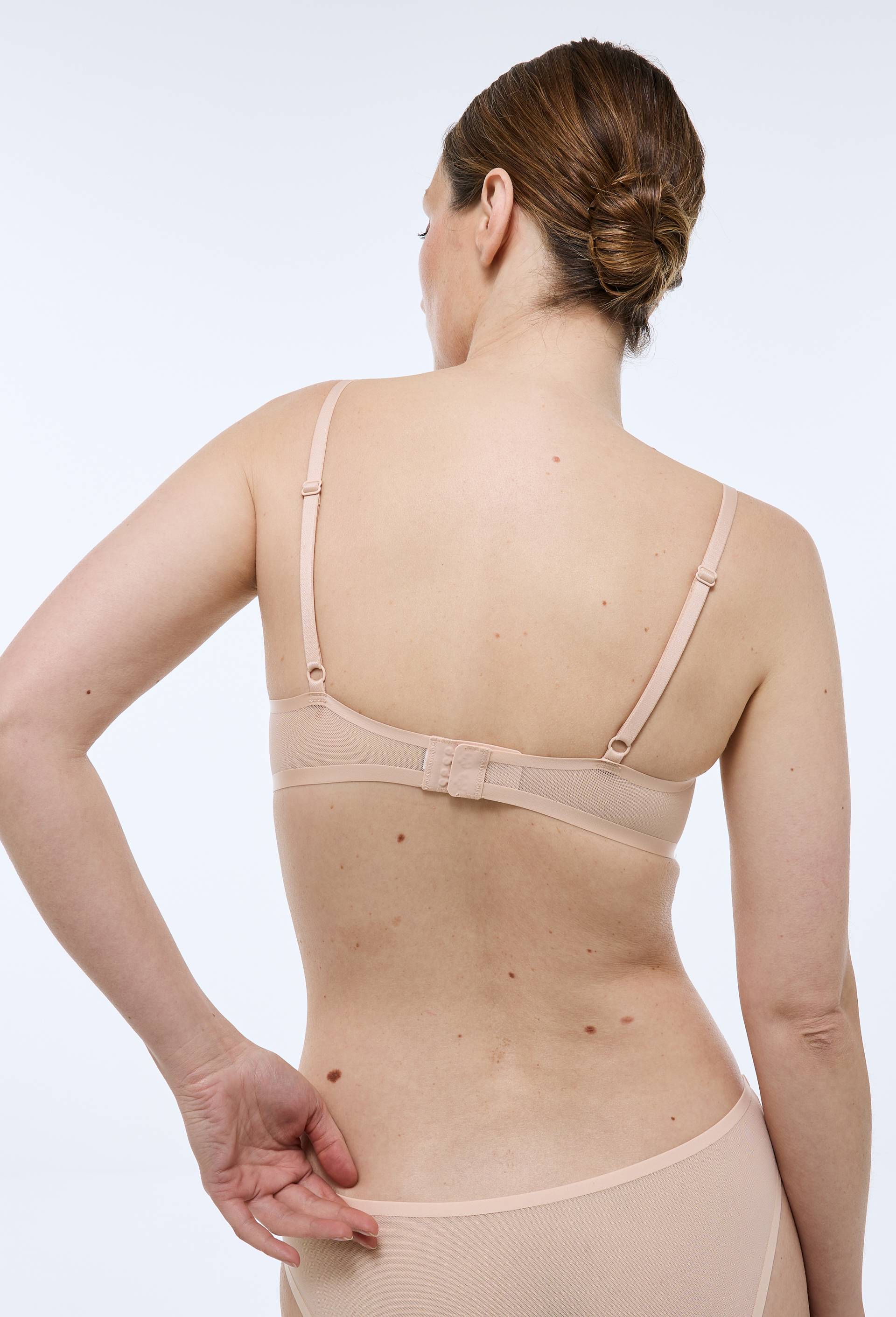 Soutien-gorge triangle LUZ en tulle, Rose clair, large image number 1