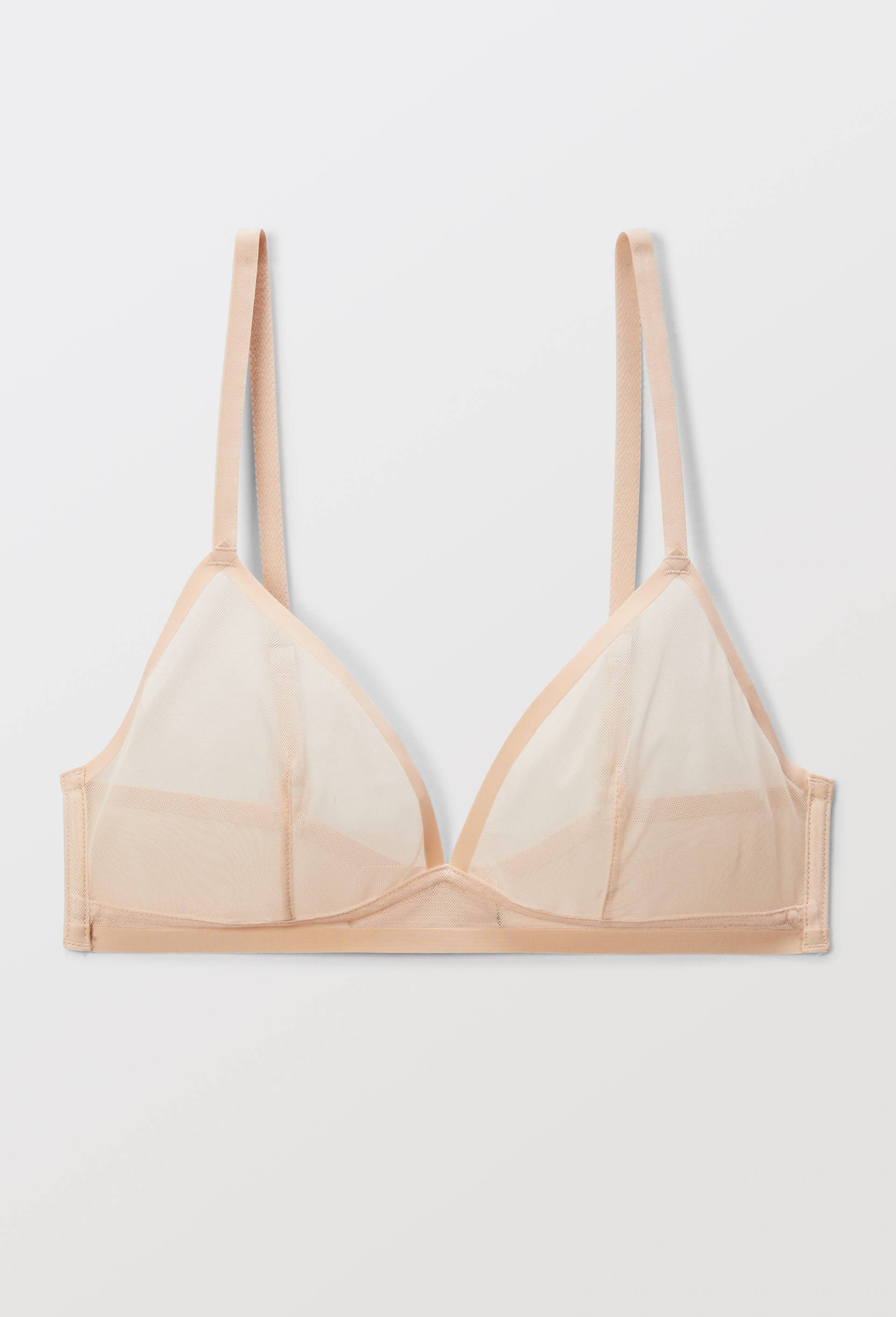 Soutien-gorge triangle LUZ en tulle, Rose clair, large image number 2