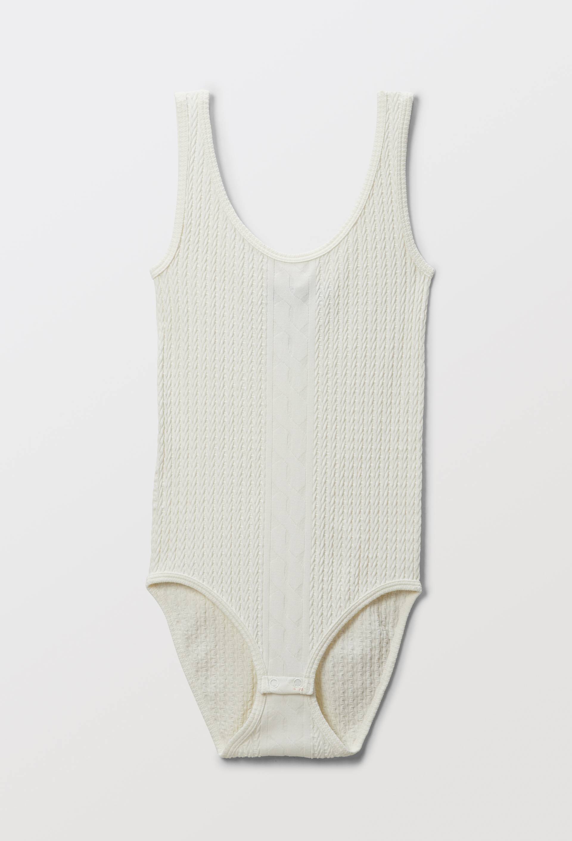 Body MEGHAN sans coutures motif jacquard, Ecru, large image number 2
