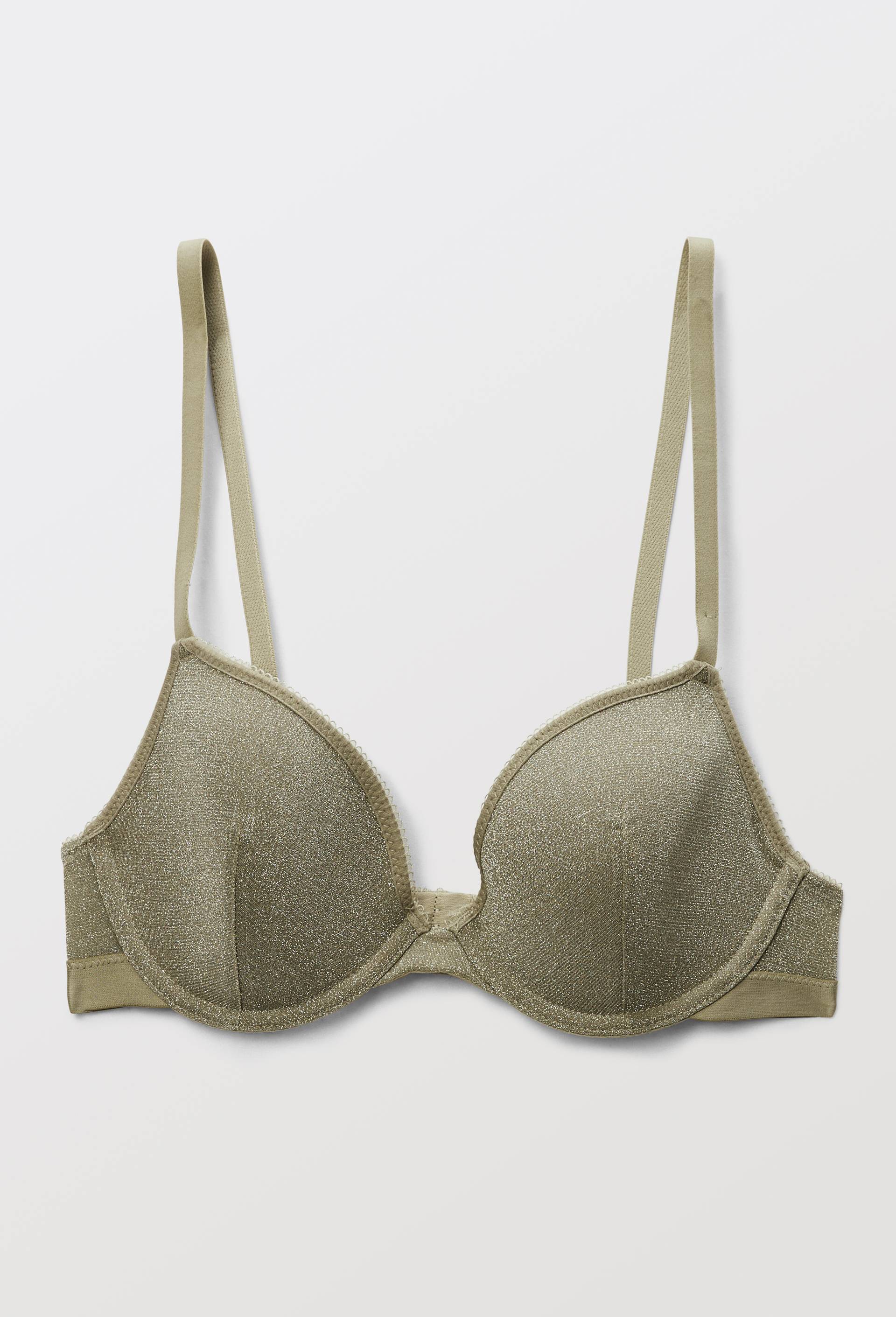Soutien-gorge coques fines ARIEL avec fils m&eacute;talis&eacute;s, Vert, large image number 2