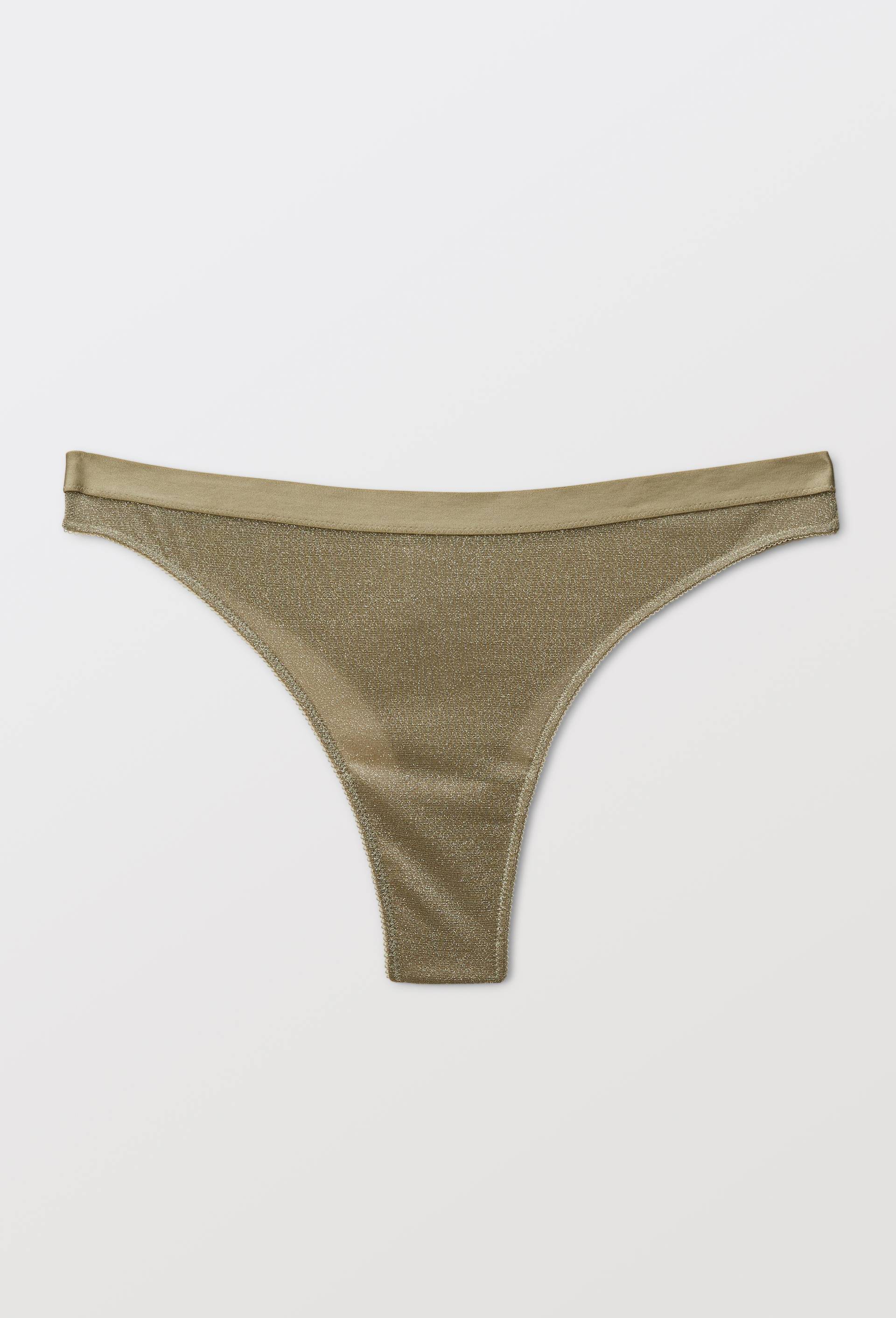 Tanga ARIEL avec fils m&eacute;talis&eacute;s, Vert, large image number 2.0