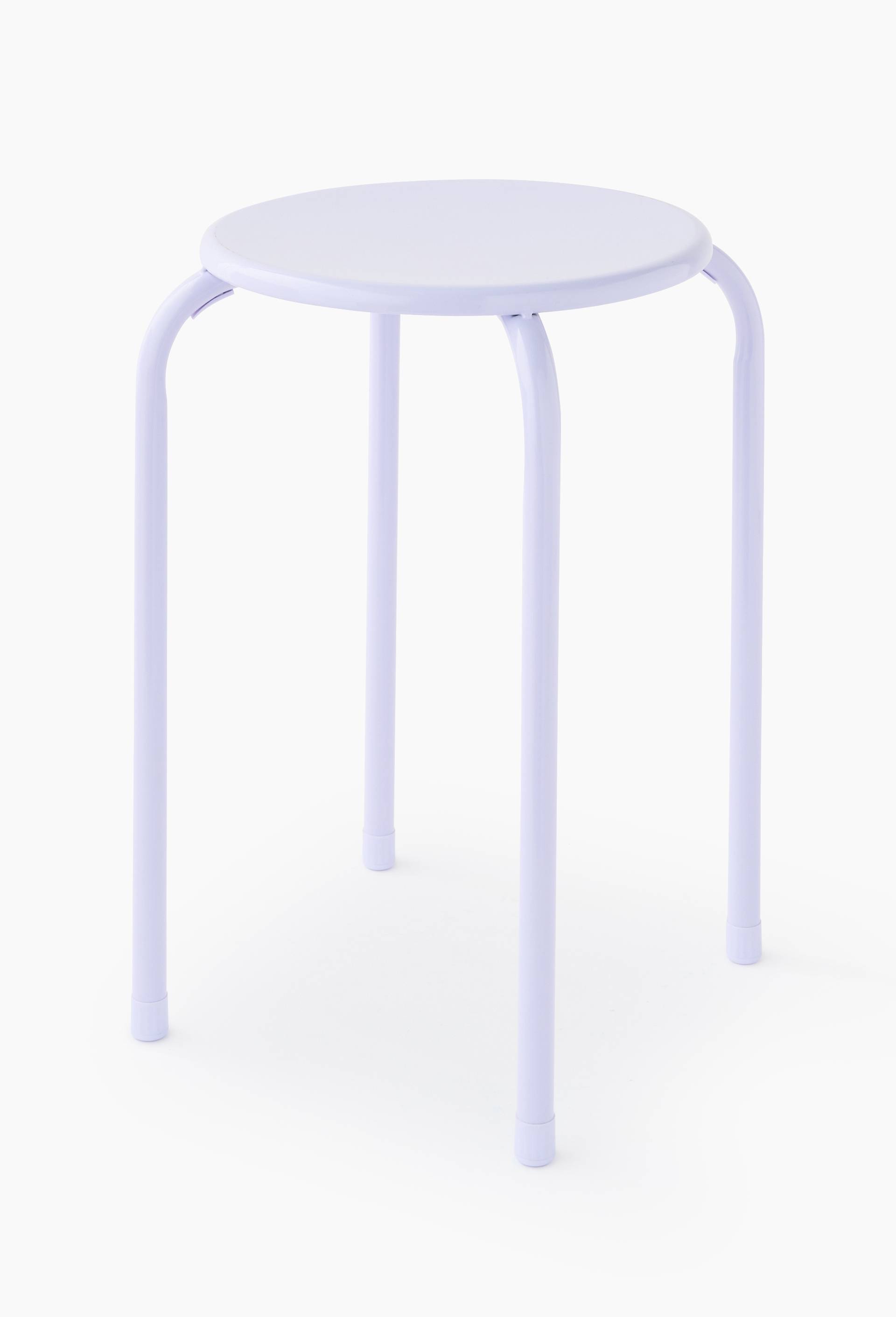 Tabouret empilable, 30xH45cm, en métal, Violet, large image number 0