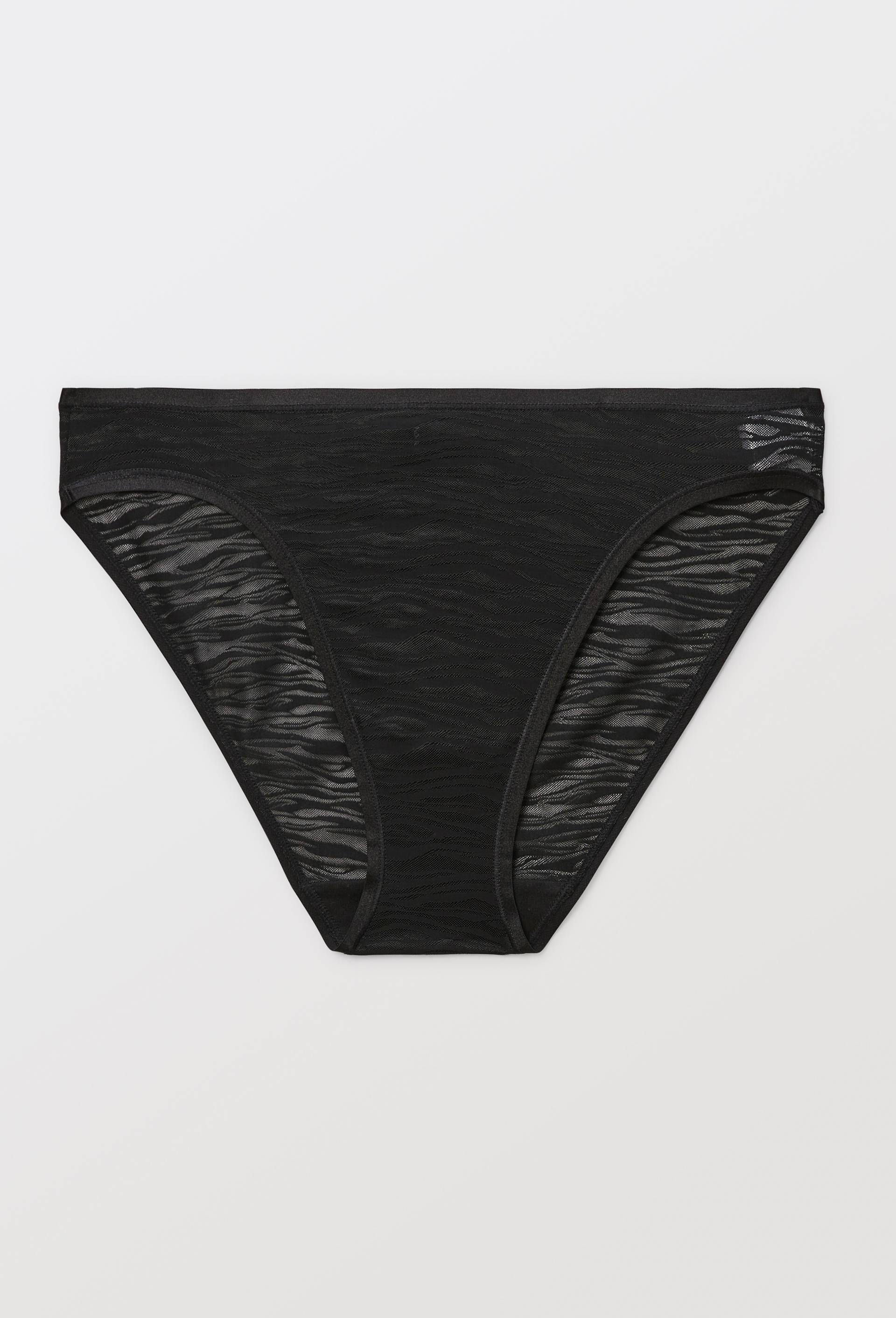 Culotte en microfibre jacquard, Noir, large image number 2
