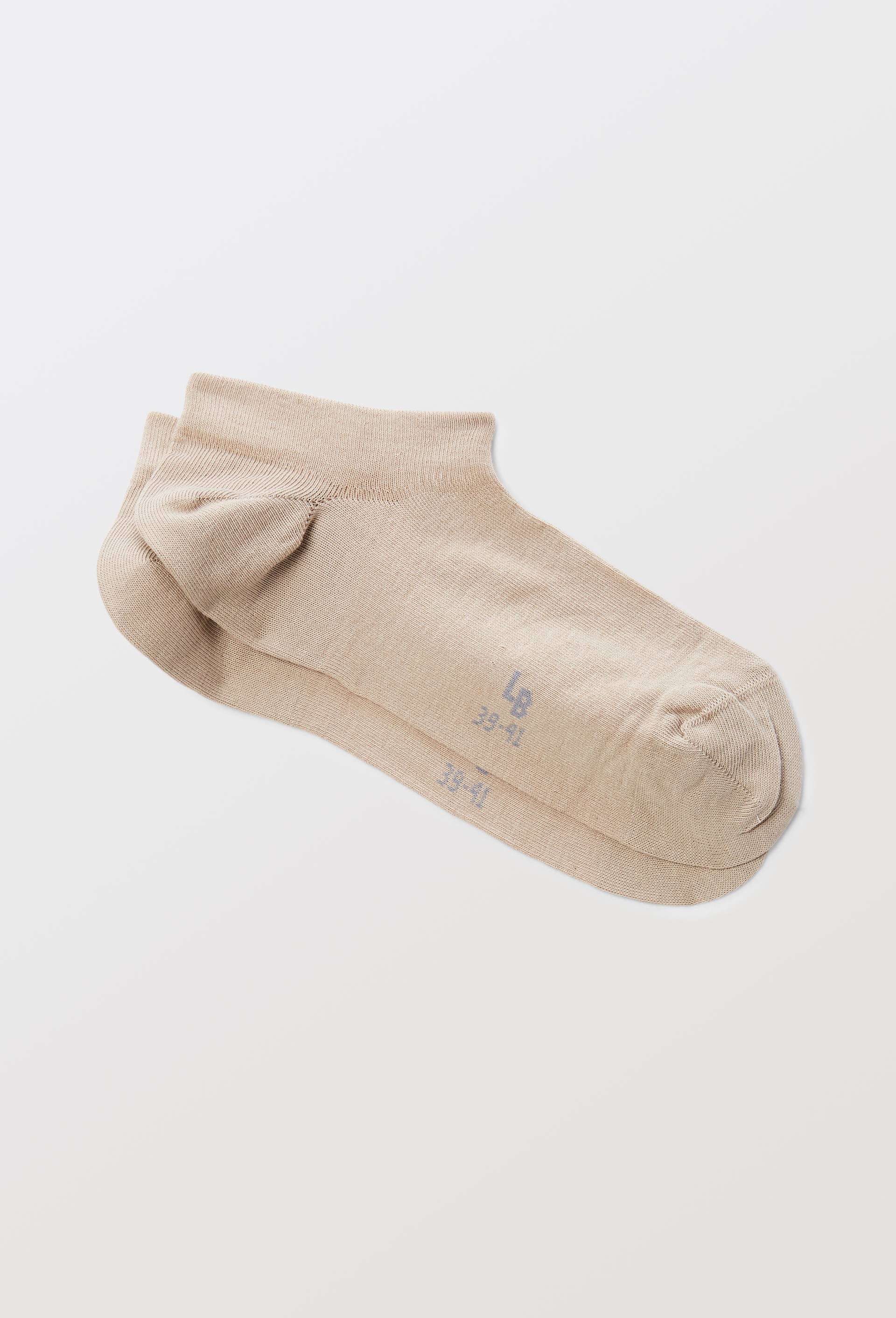 Paire de socquettes en coton BIO Le Bourget, Beige, large image number 0