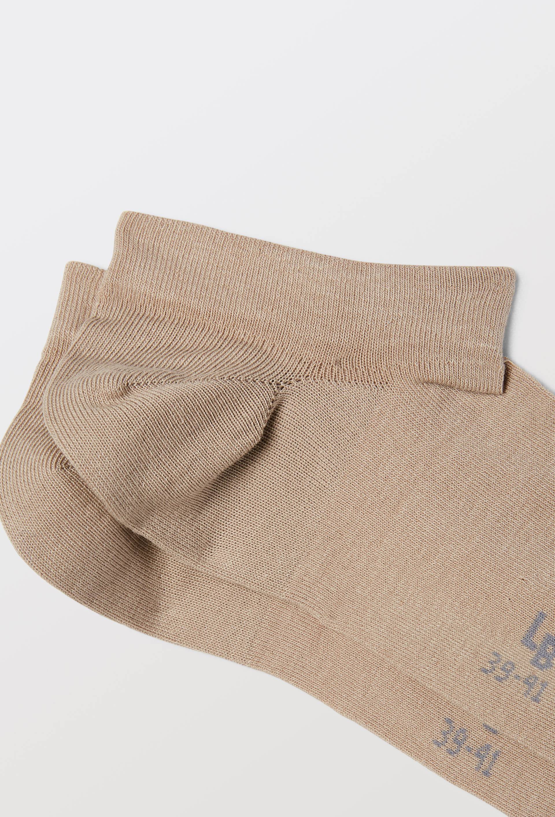 Paire de socquettes en coton BIO Le Bourget, Beige, large image number 1