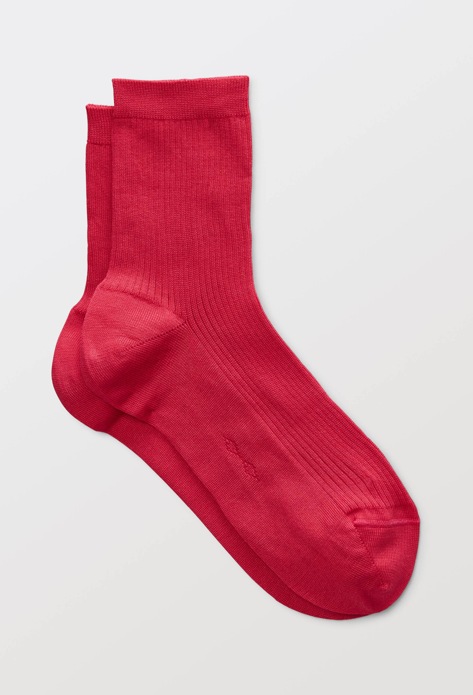 Paire de socquettes en fil d'Ecosse Le Bourget, Rose, swatch image