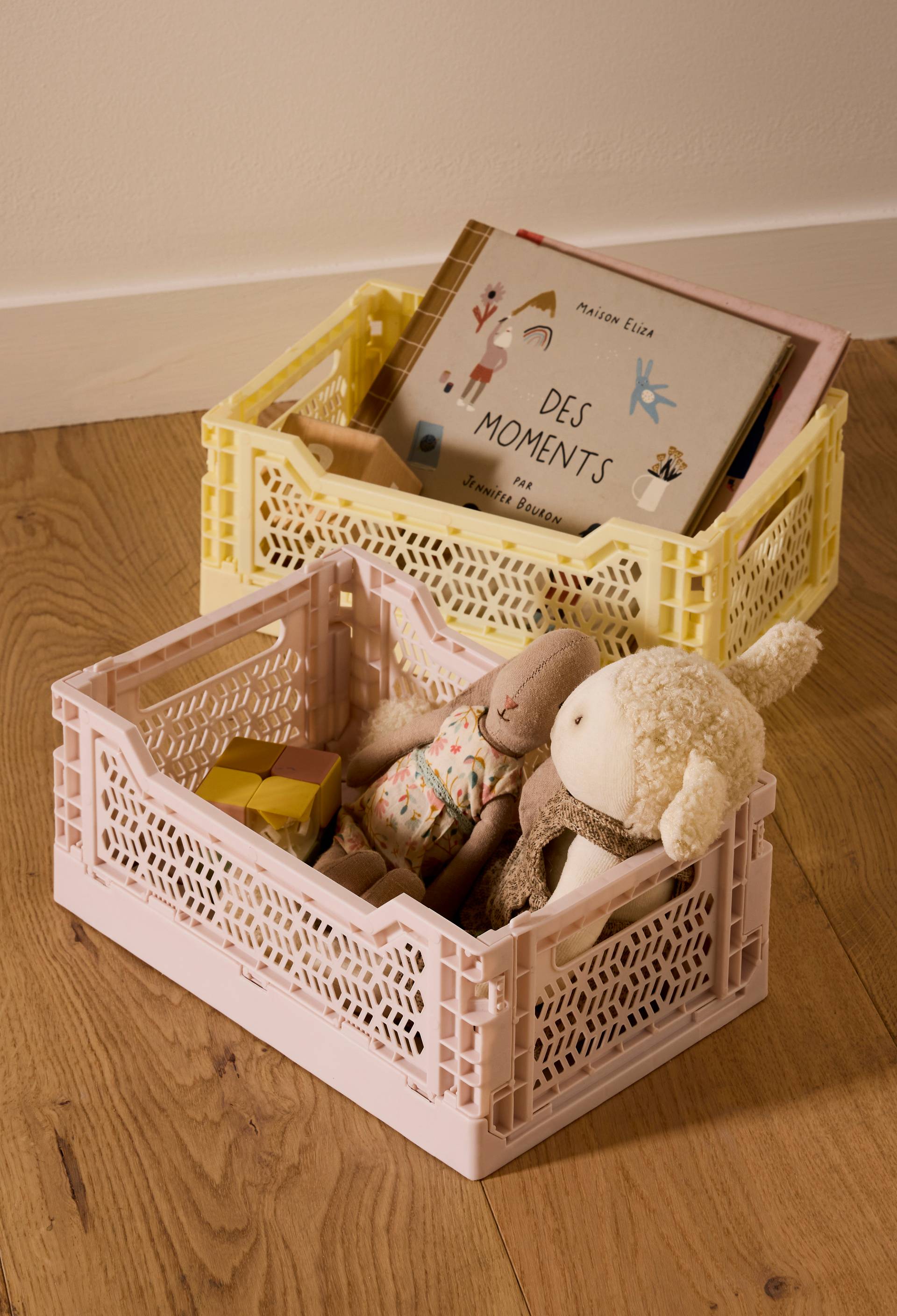 LAM Panier De Rangement Seau De Stockage De Fibre De Tissu Seau De