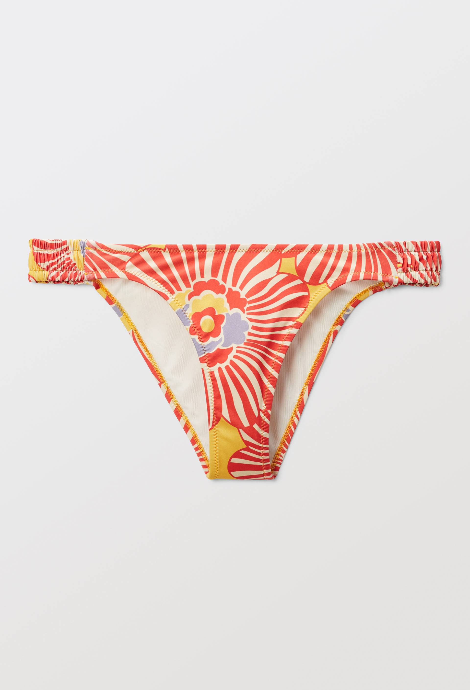 Bas de maillot de bain GUAPA, mati&egrave;re recycl&eacute;, Jaune, large image number 2