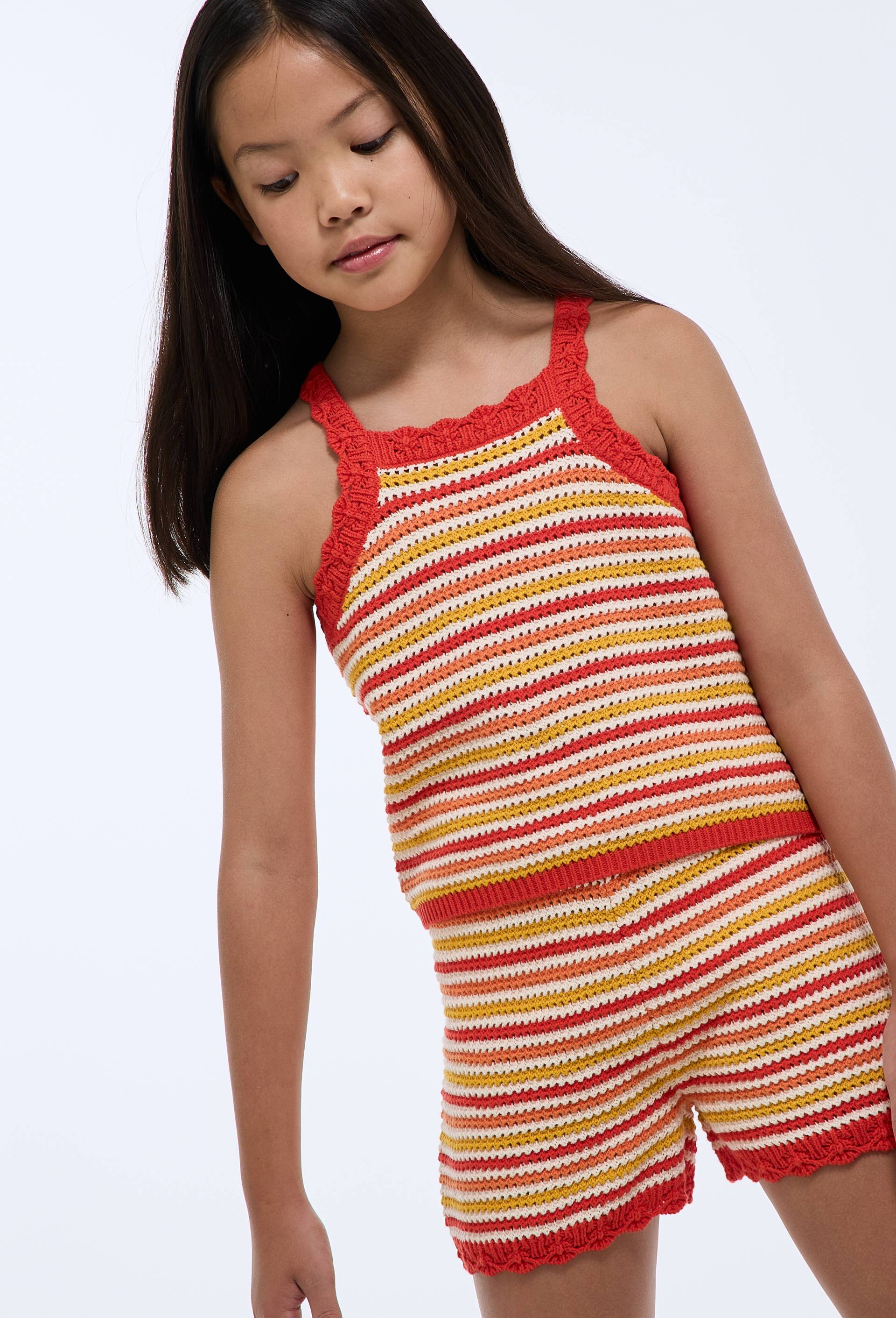 Top en crochet, Ecru, large image number 1