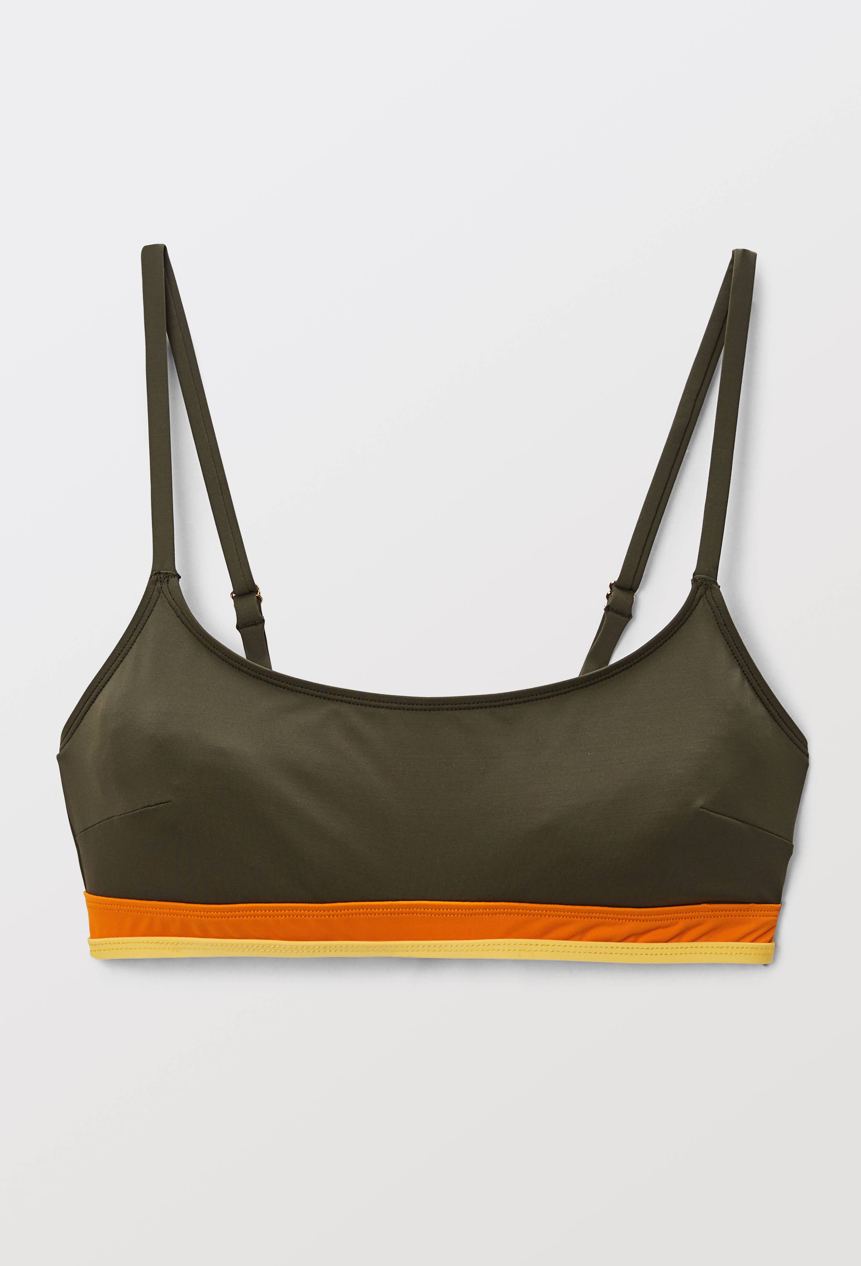 Haut de maillot de bain ALYCE, Vert fonc&eacute;, large image number 2