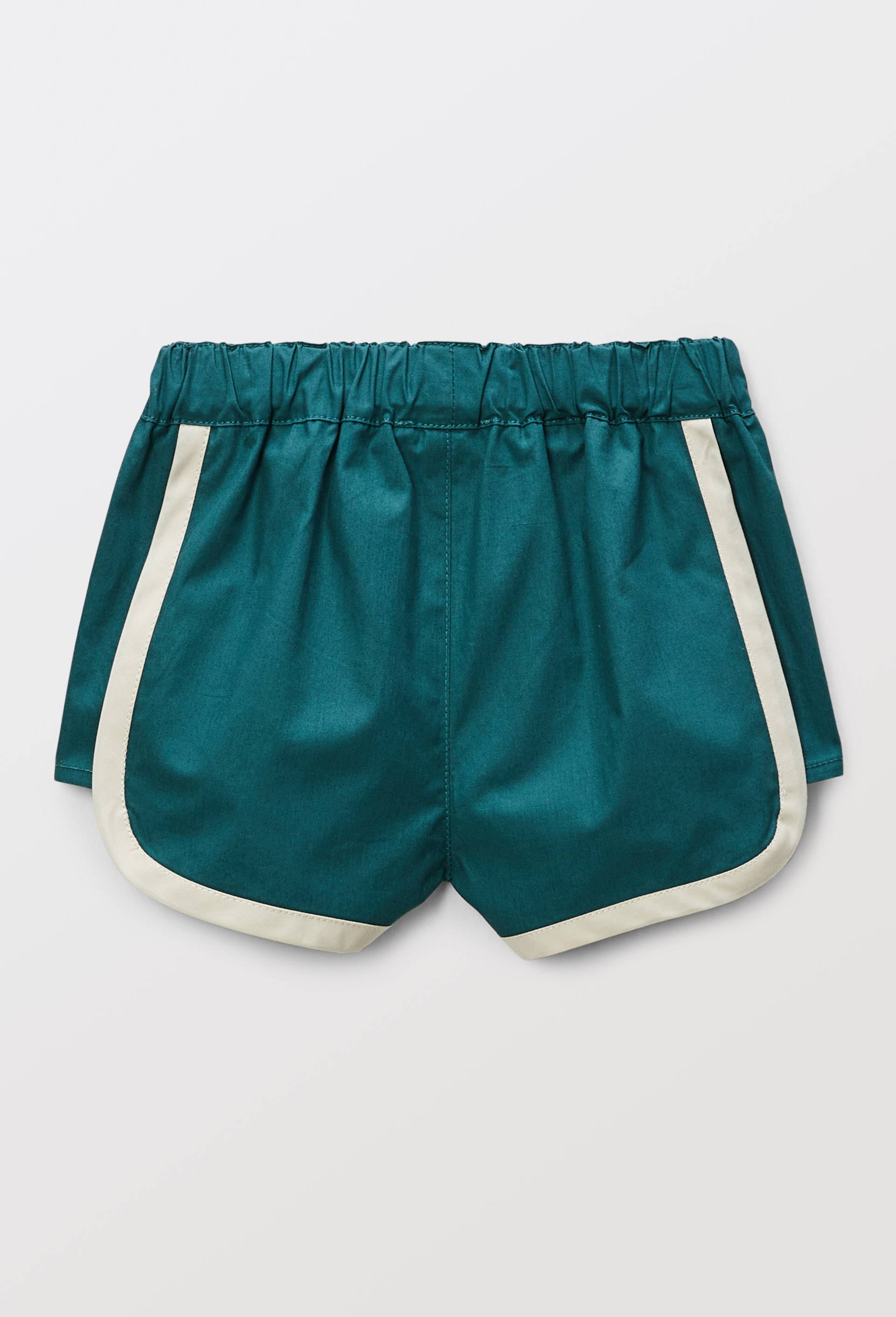 Short uni en coton BIO GOTS, Vert fonc&eacute;, large image number 1