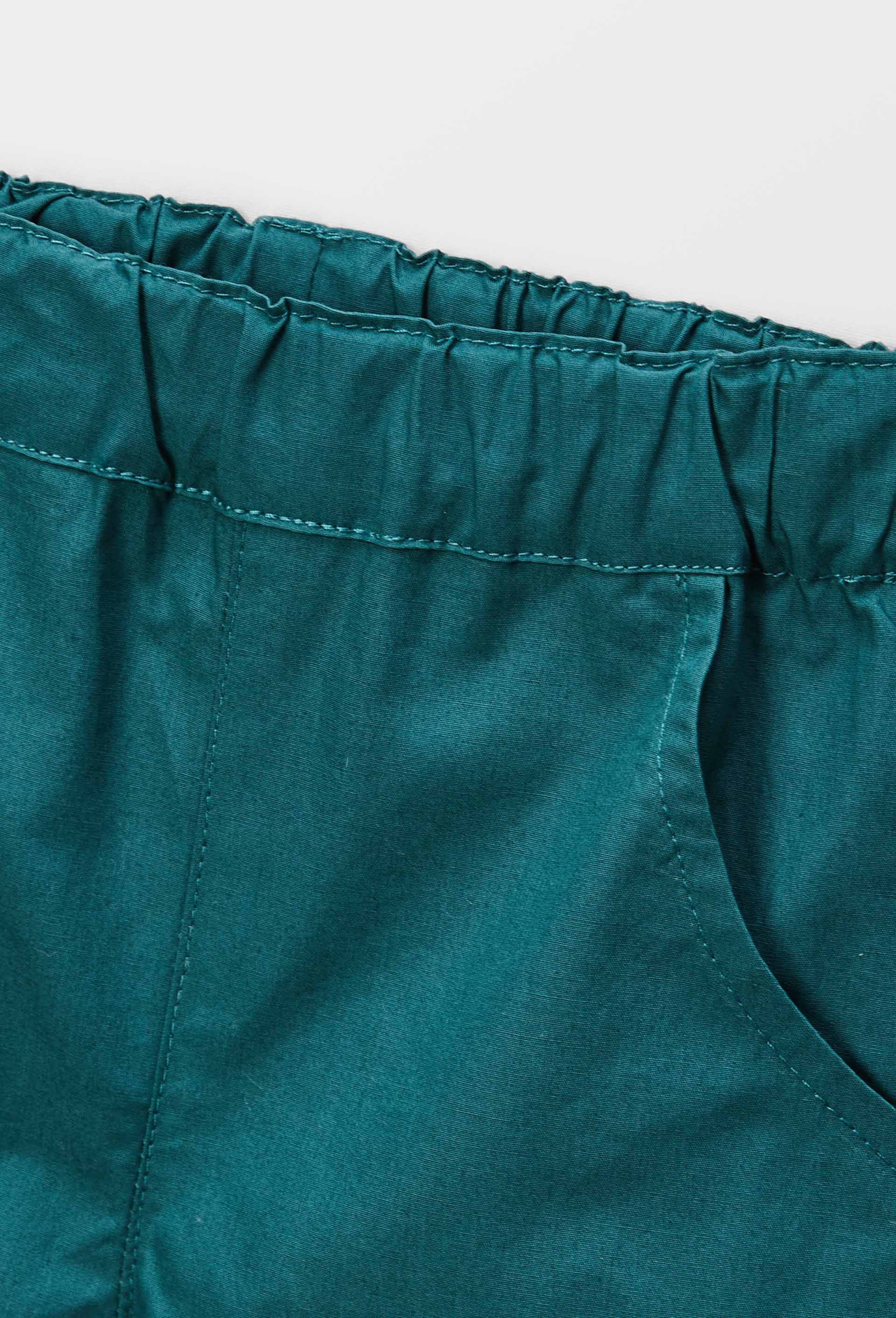 Short uni en coton BIO GOTS, Vert fonc&eacute;, large image number 2