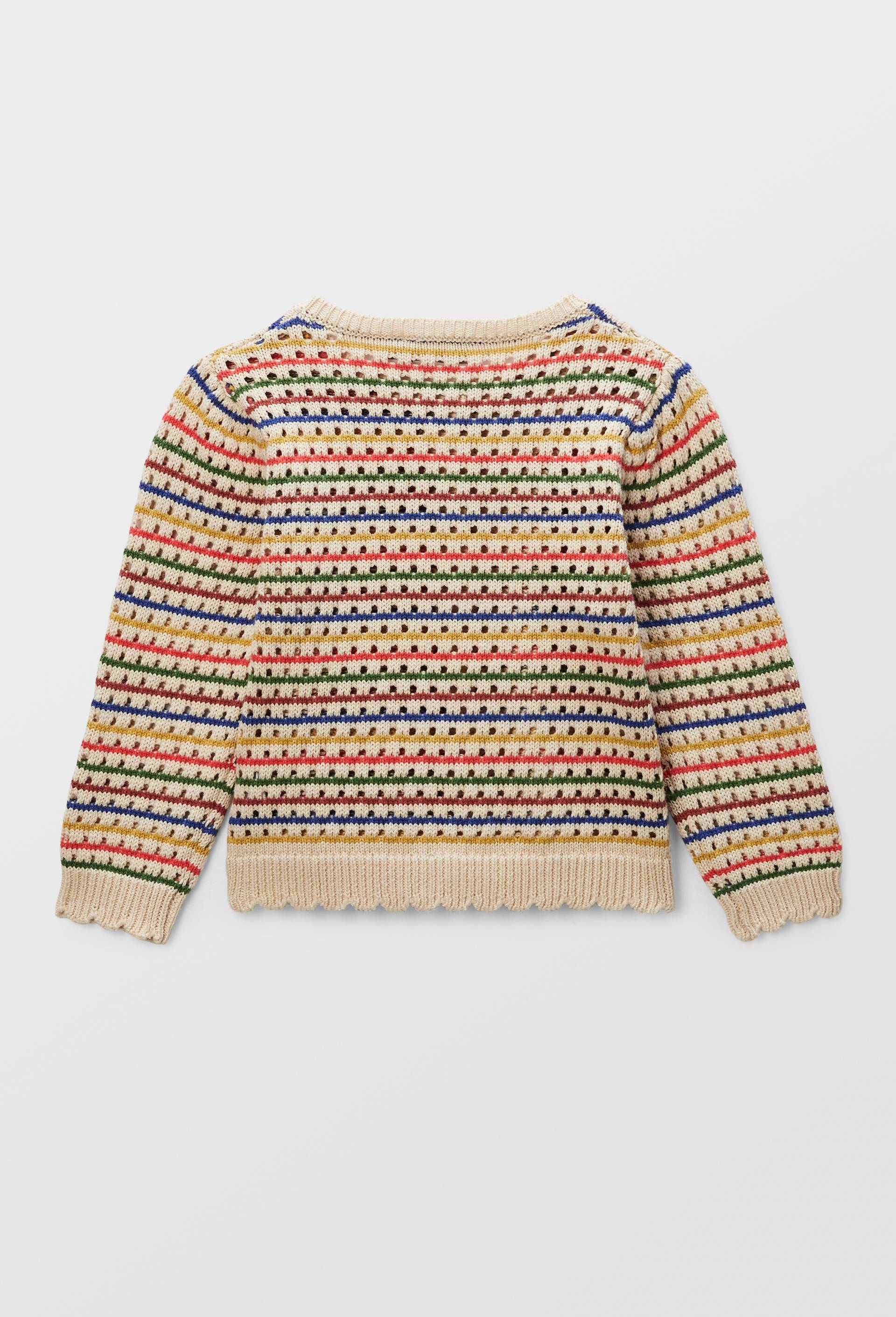 Cardigan tricot ray&eacute; en coton, Beige clair, large image number 5