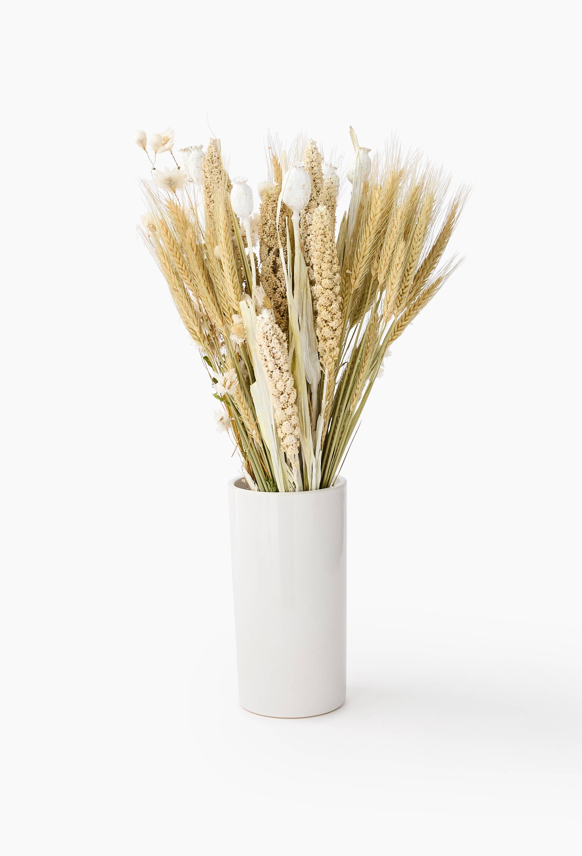 Bouquet de fleurs s&eacute;ch&eacute;es champ&ecirc;tre, Beige clair, large image number 0
