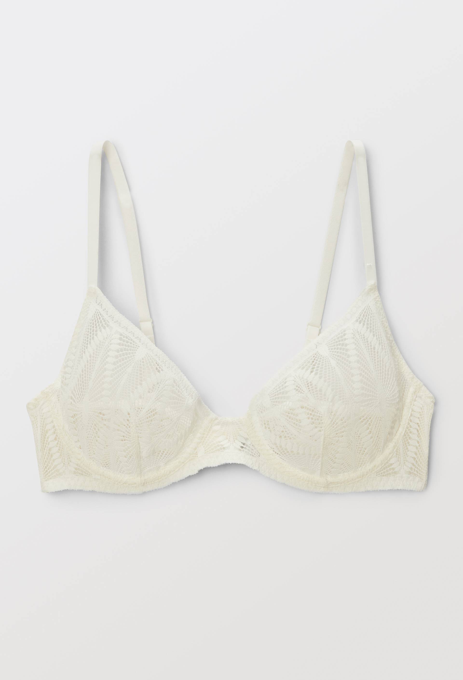 Soutien-gorge corbeille balconnet MALIA en dentelle, Ecru, large image number 0