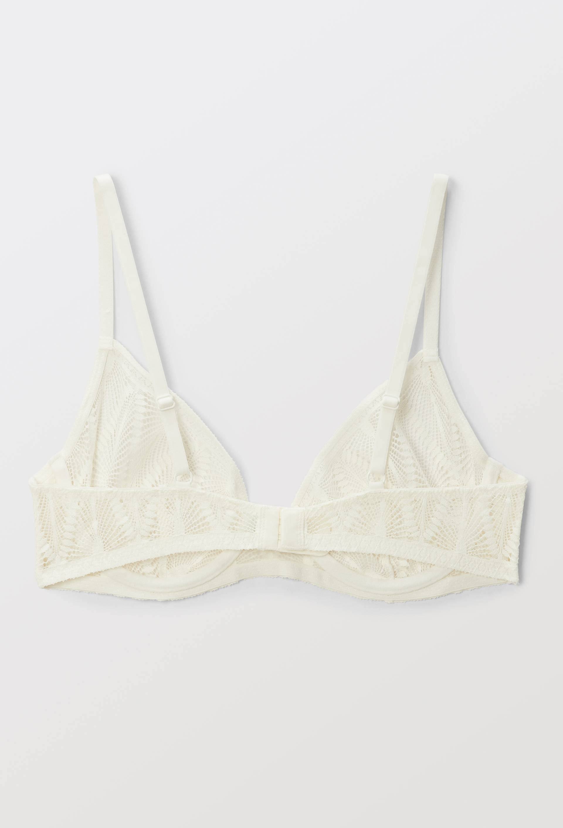 Soutien-gorge corbeille balconnet MALIA en dentelle, Ecru, large image number 1