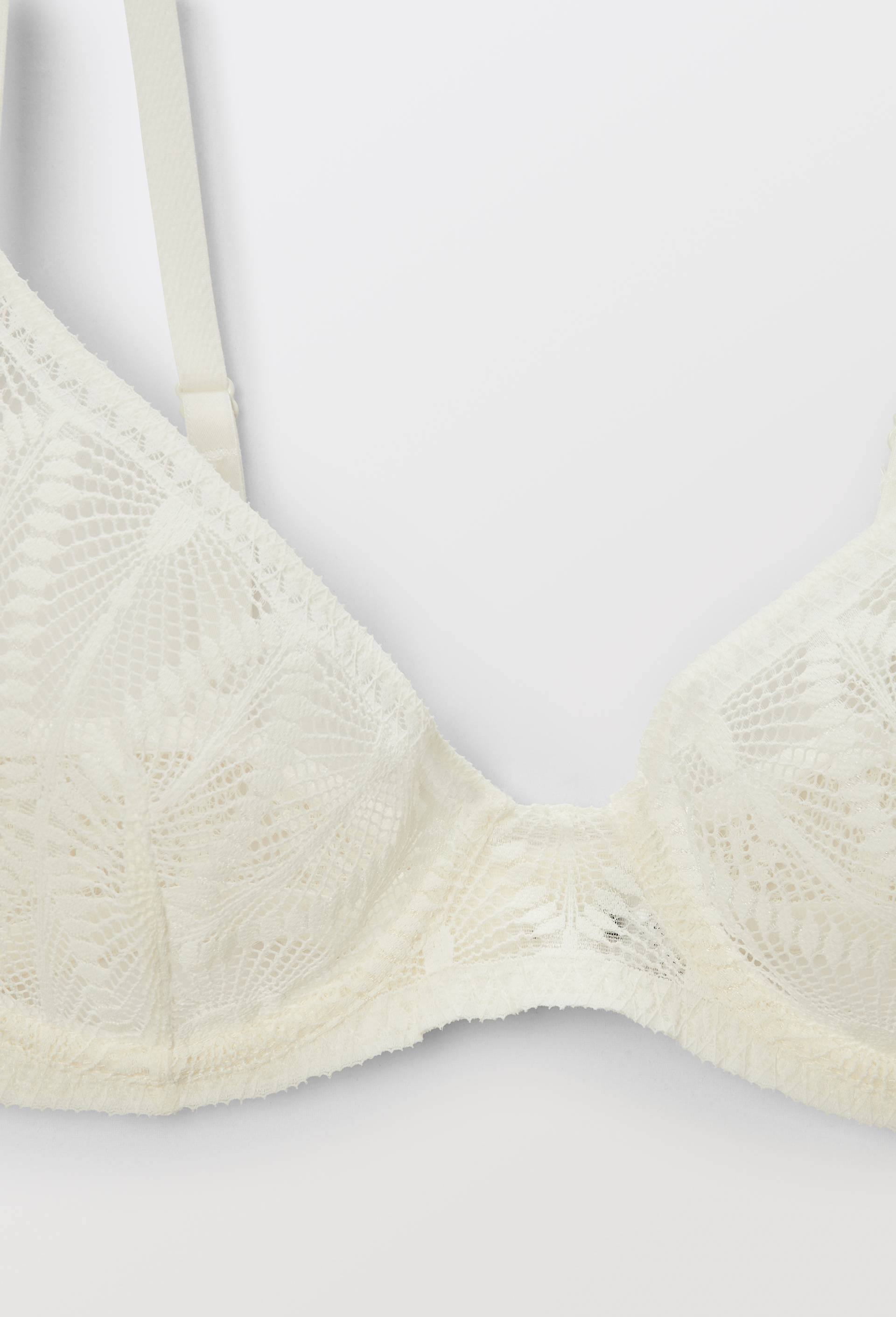 Soutien-gorge corbeille balconnet MALIA en dentelle, Ecru, large image number 2.0