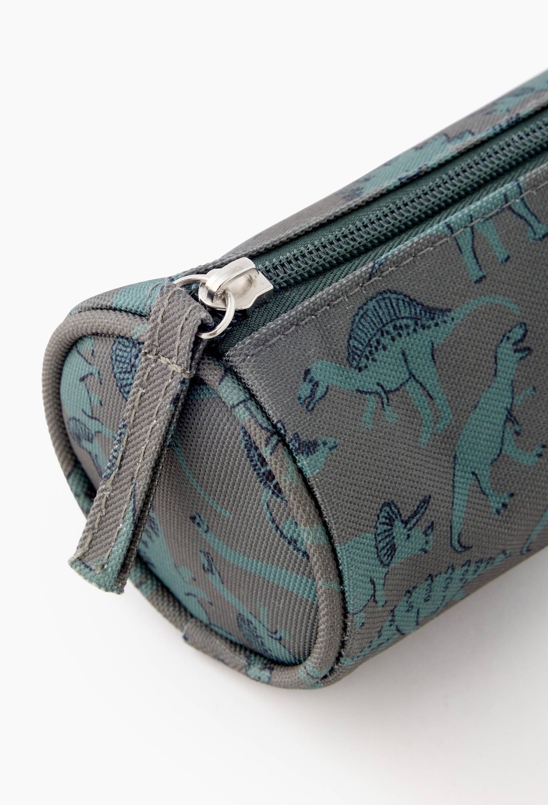 Trousse ronde dinosaure, Vert fonc&eacute;, large image number 1.0