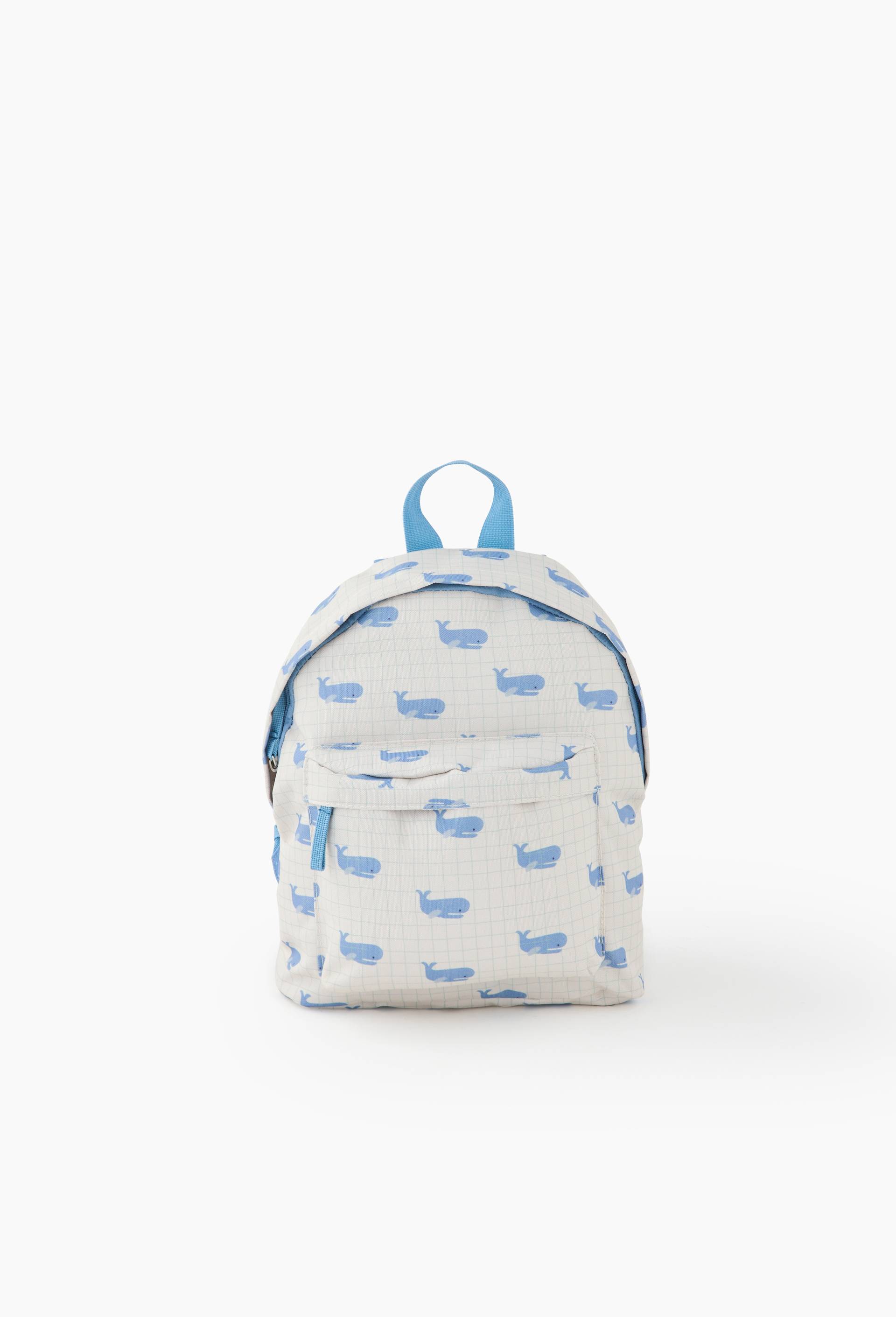 Mini sac &agrave; dos baleine, Bleu, large image number 0.0