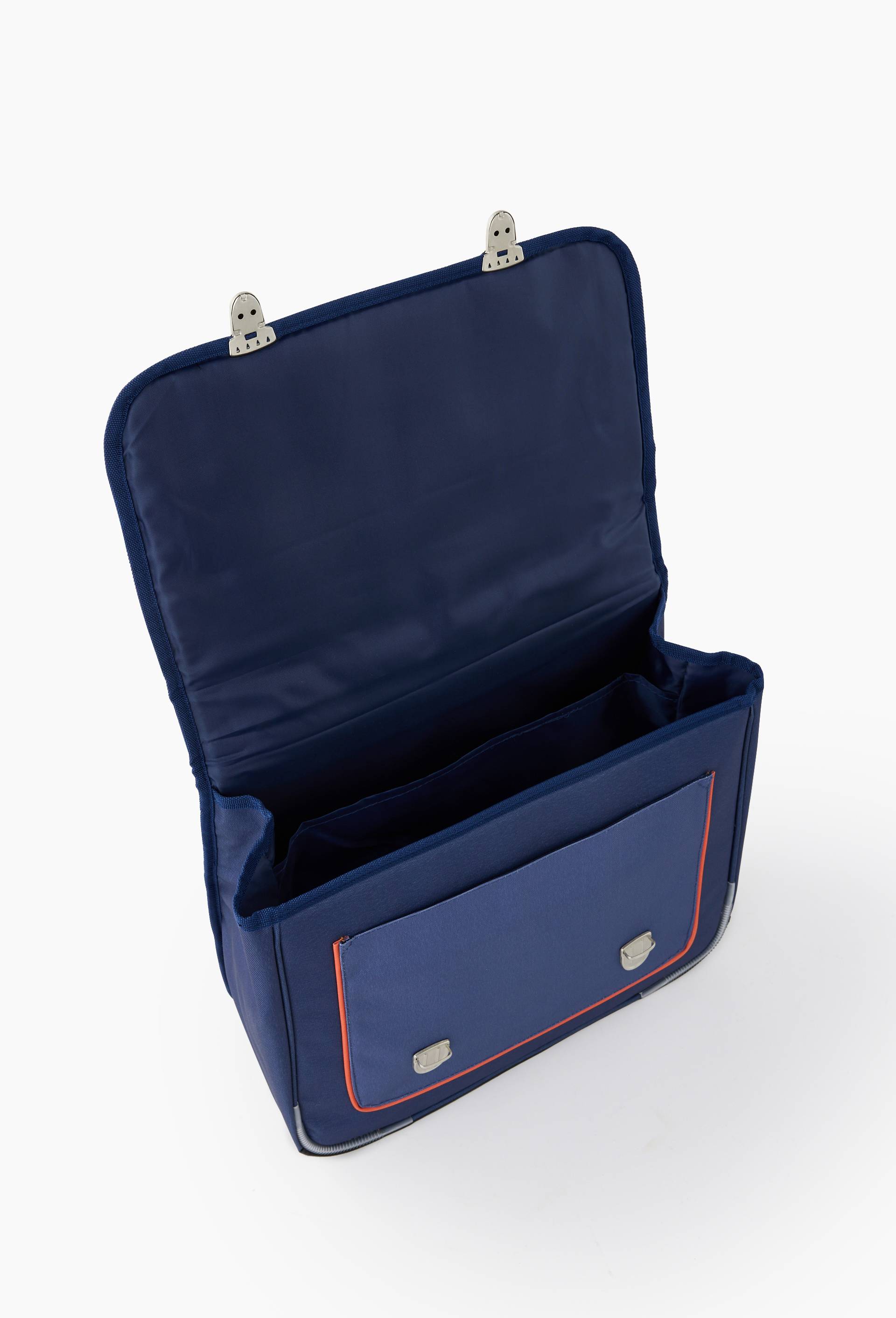Cartable damier galaxie, 38cm, Bleu fonc&eacute;, large image number 1.0