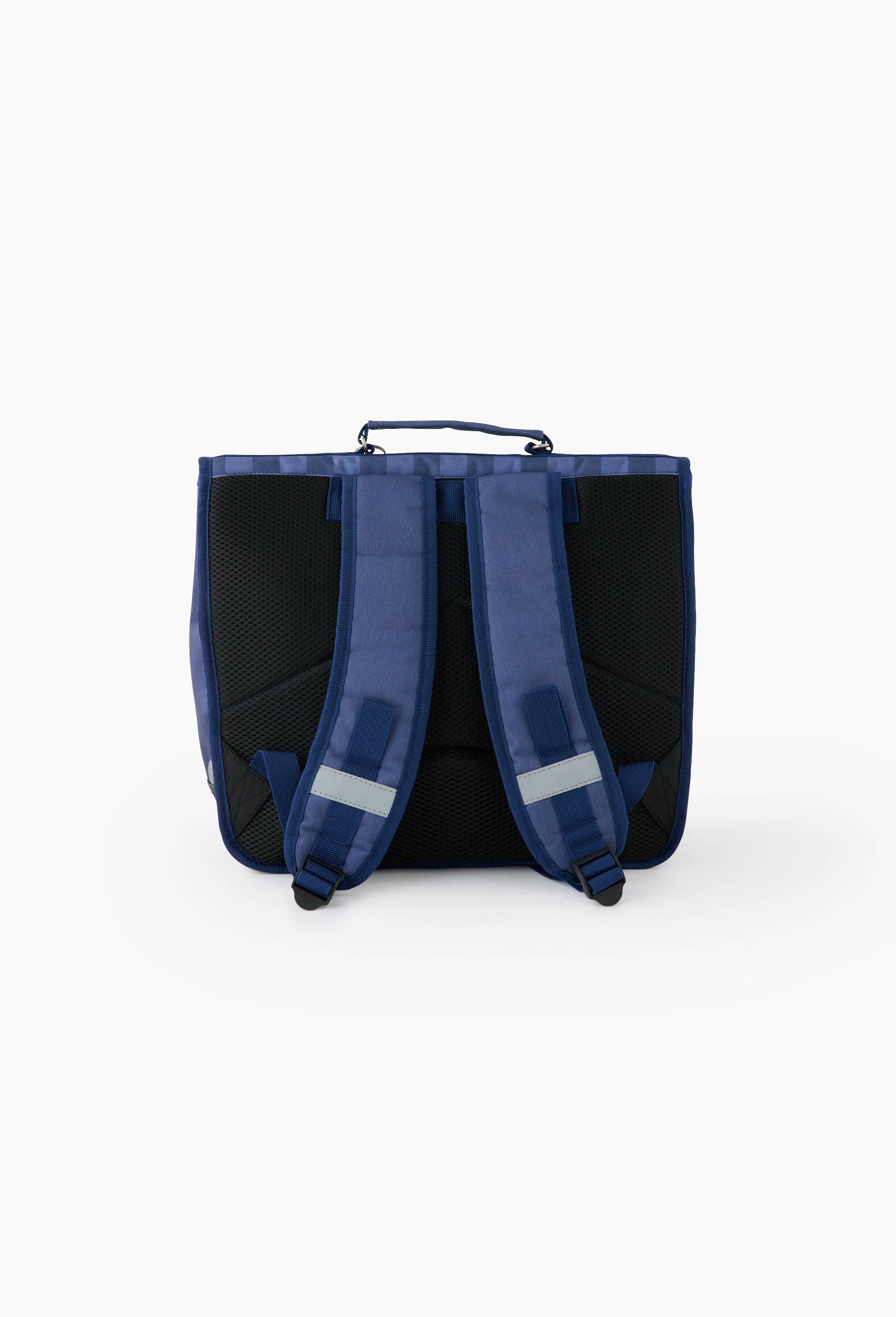 Cartable damier galaxie, 38cm, Bleu fonc&eacute;, large image number 2.0