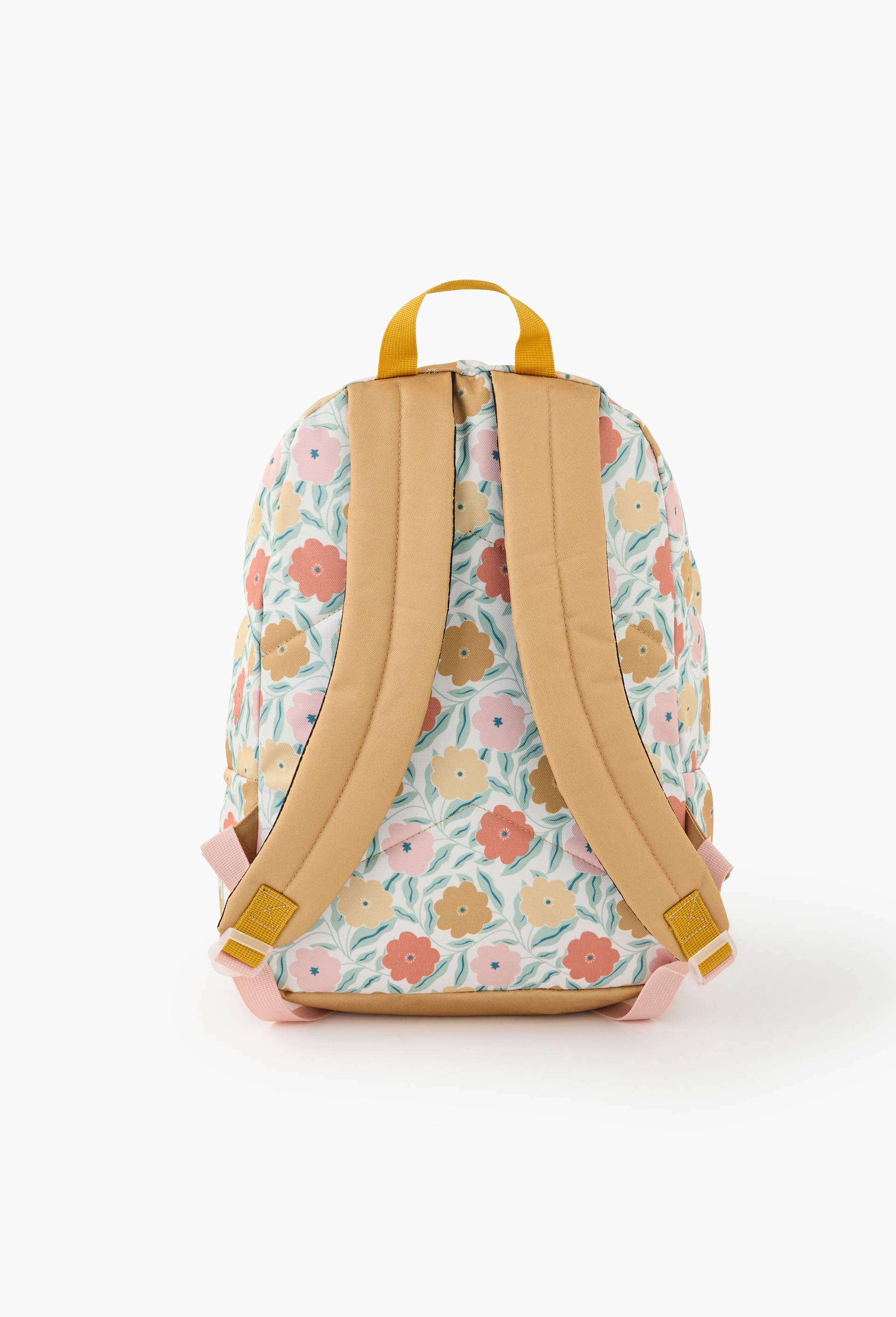 Sac &agrave; dos et trousse &agrave; fleurs, Multicolore, large image number 1