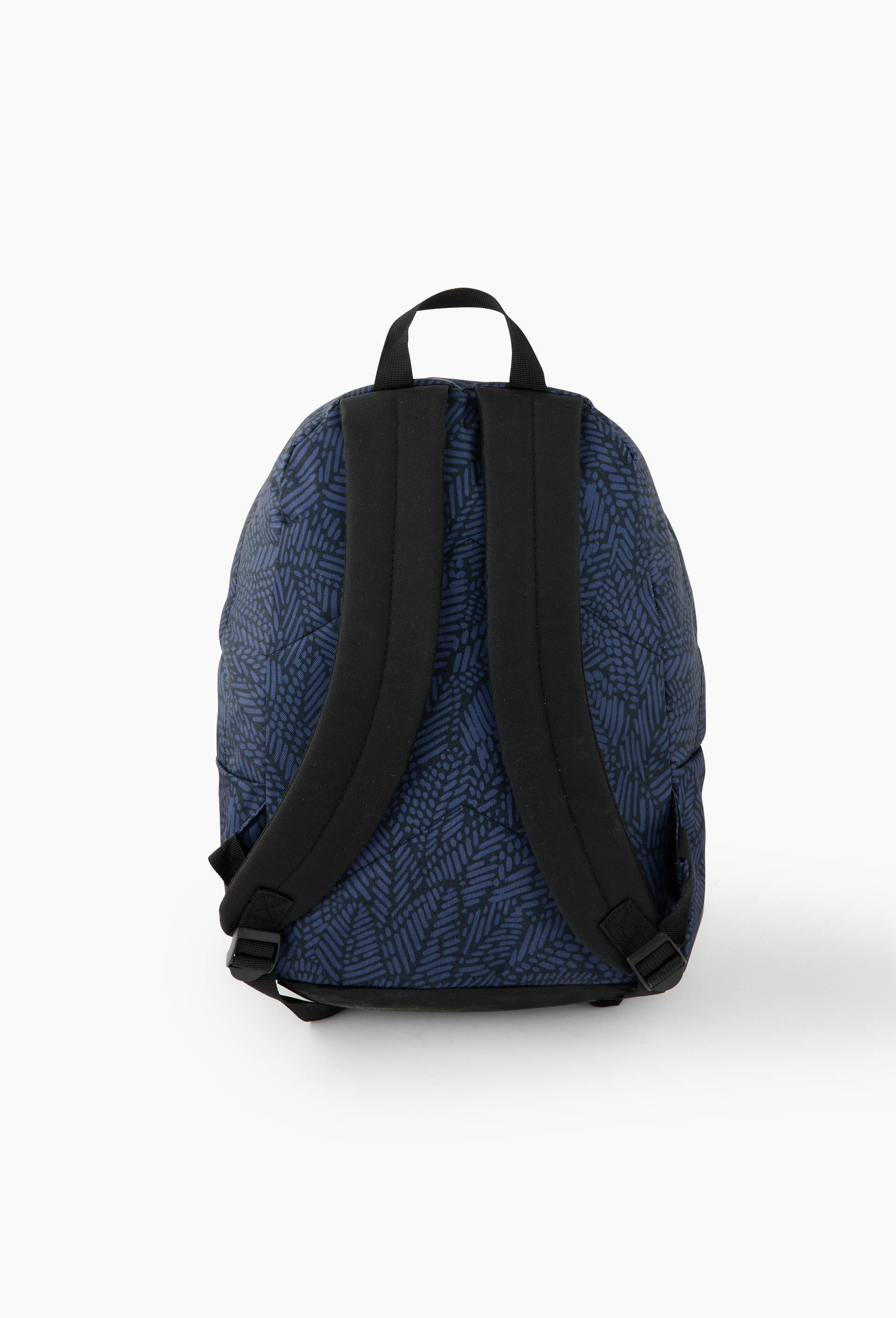 Sac &agrave; dos et trousse feuillage, Bleu fonc&eacute;, large image number 1.0