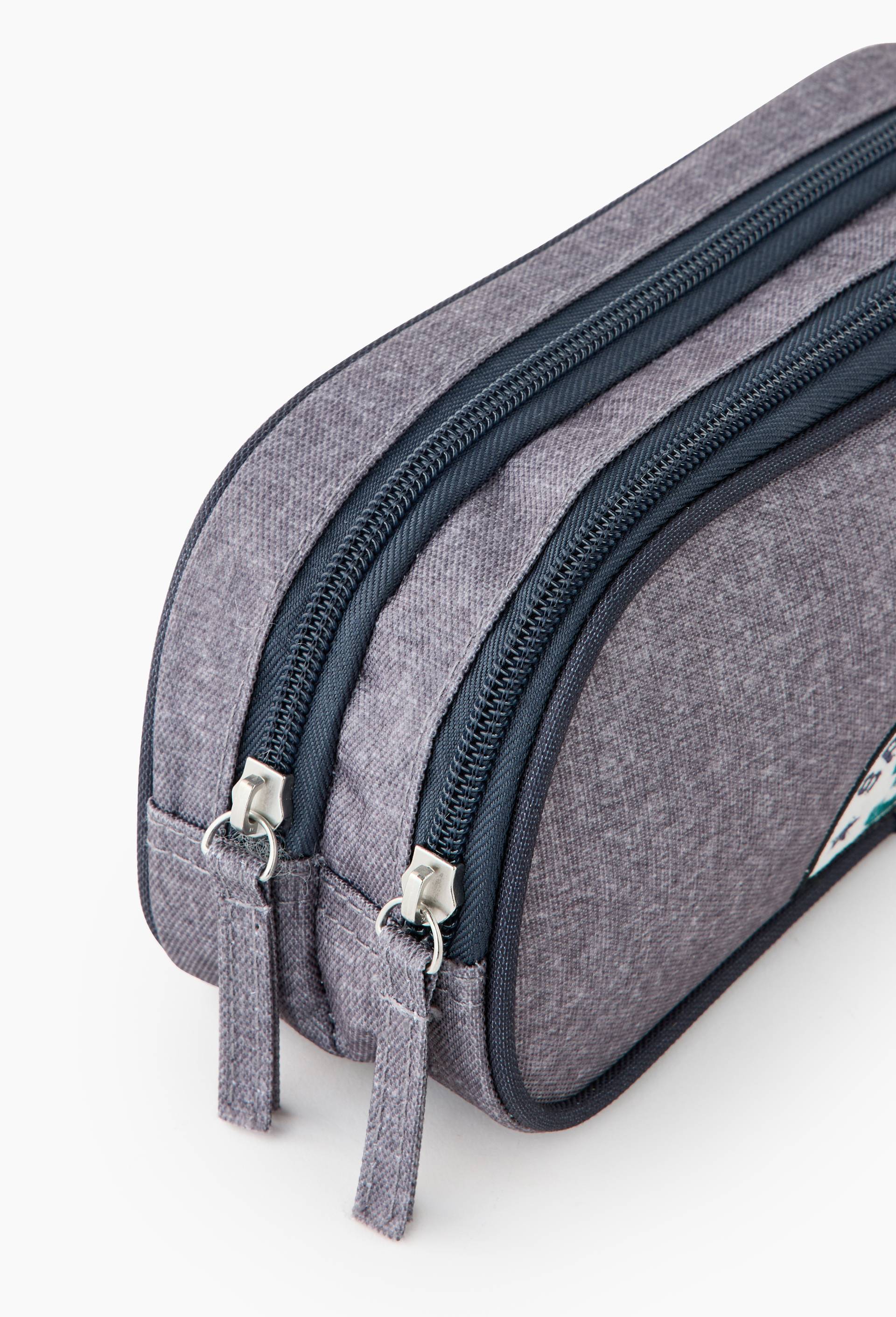 Trousse double compartiments sport, Gris fonc&eacute;, large image number 1