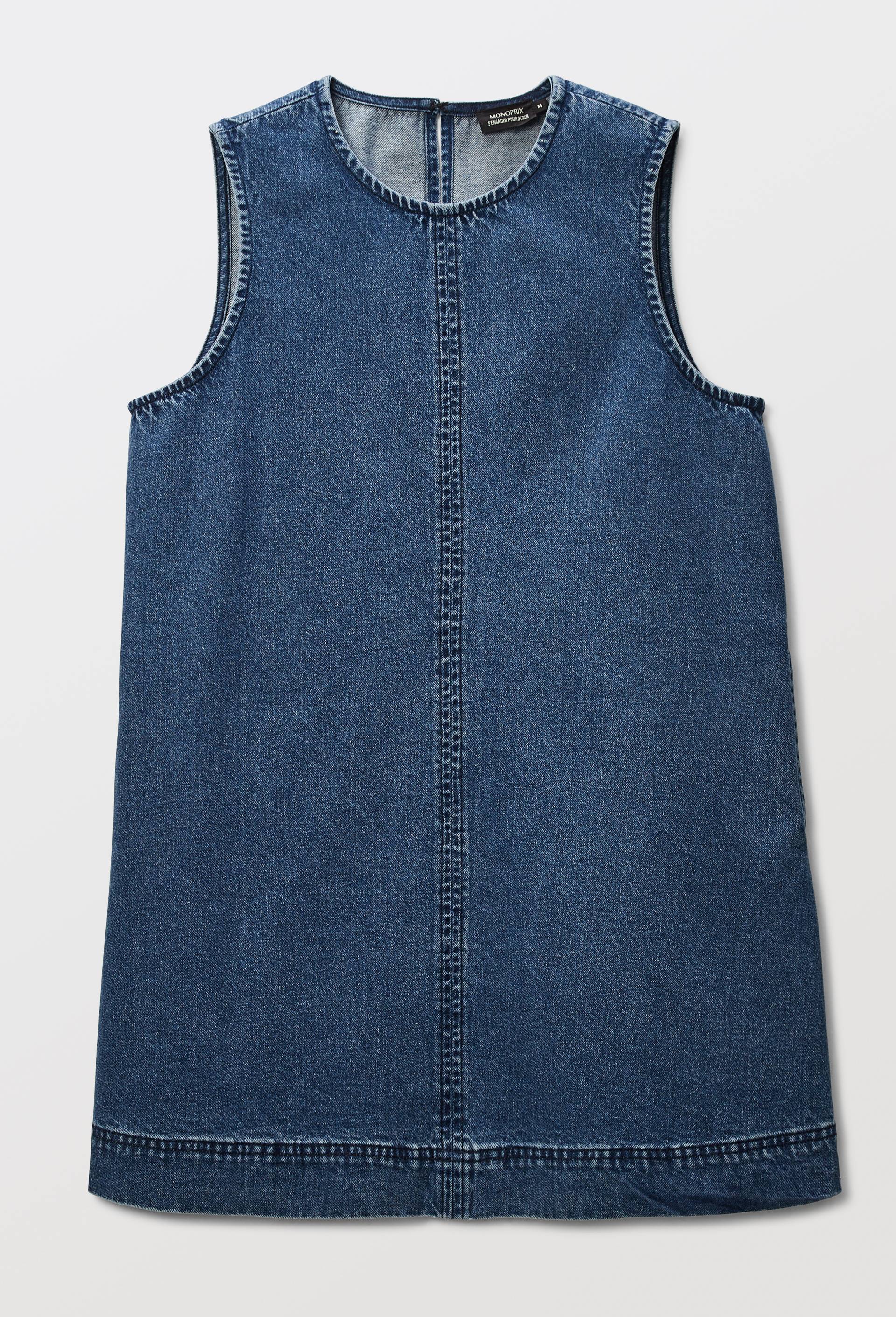 Robe courte en denim en coton BIO GOTS, Bleu fonc&eacute;, large image number 4