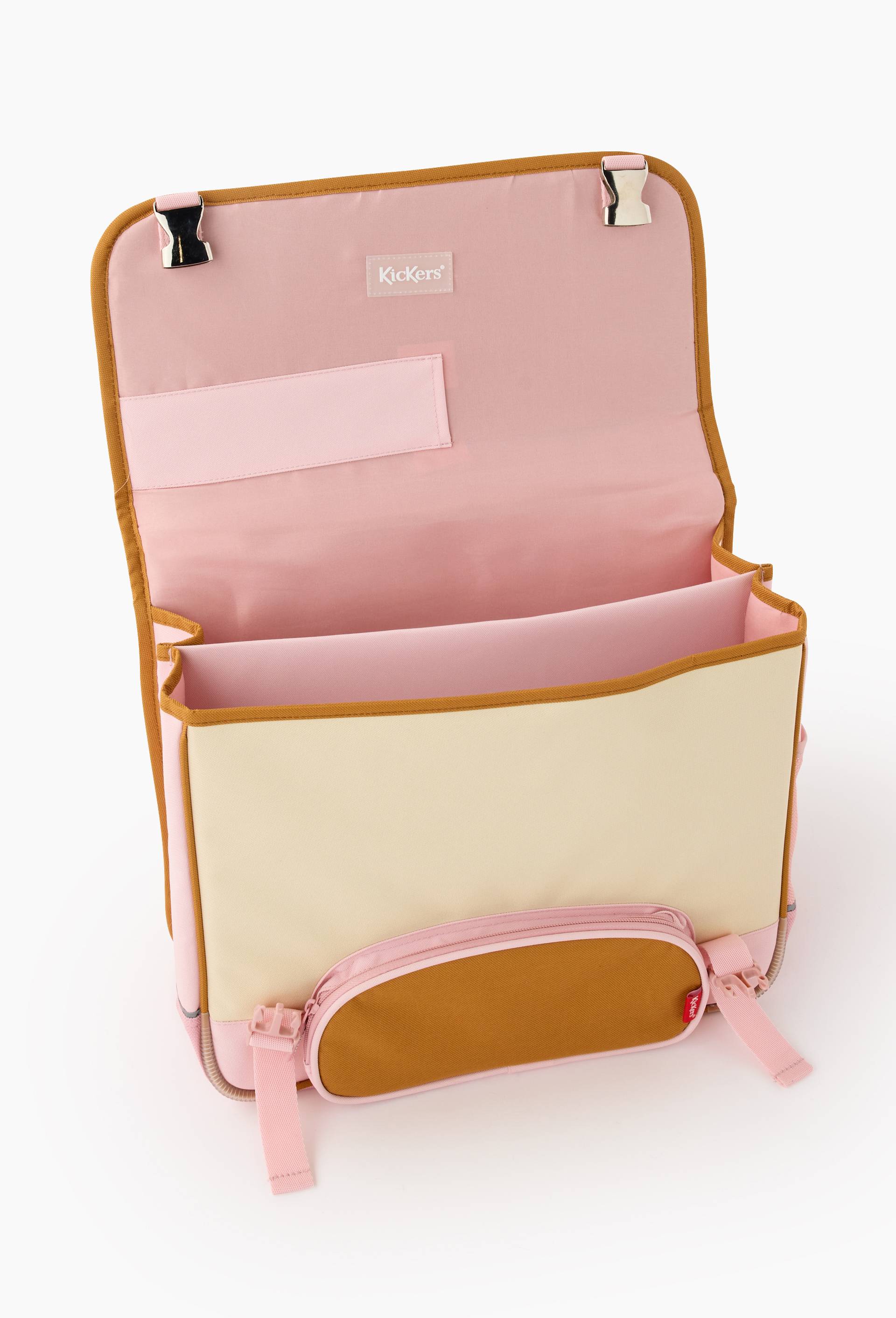 Cartable colorblock, 38cm, Multicolore, large image number 1